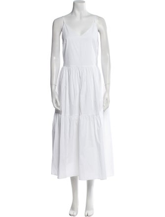 Cuyana Square Neckline Long Dress