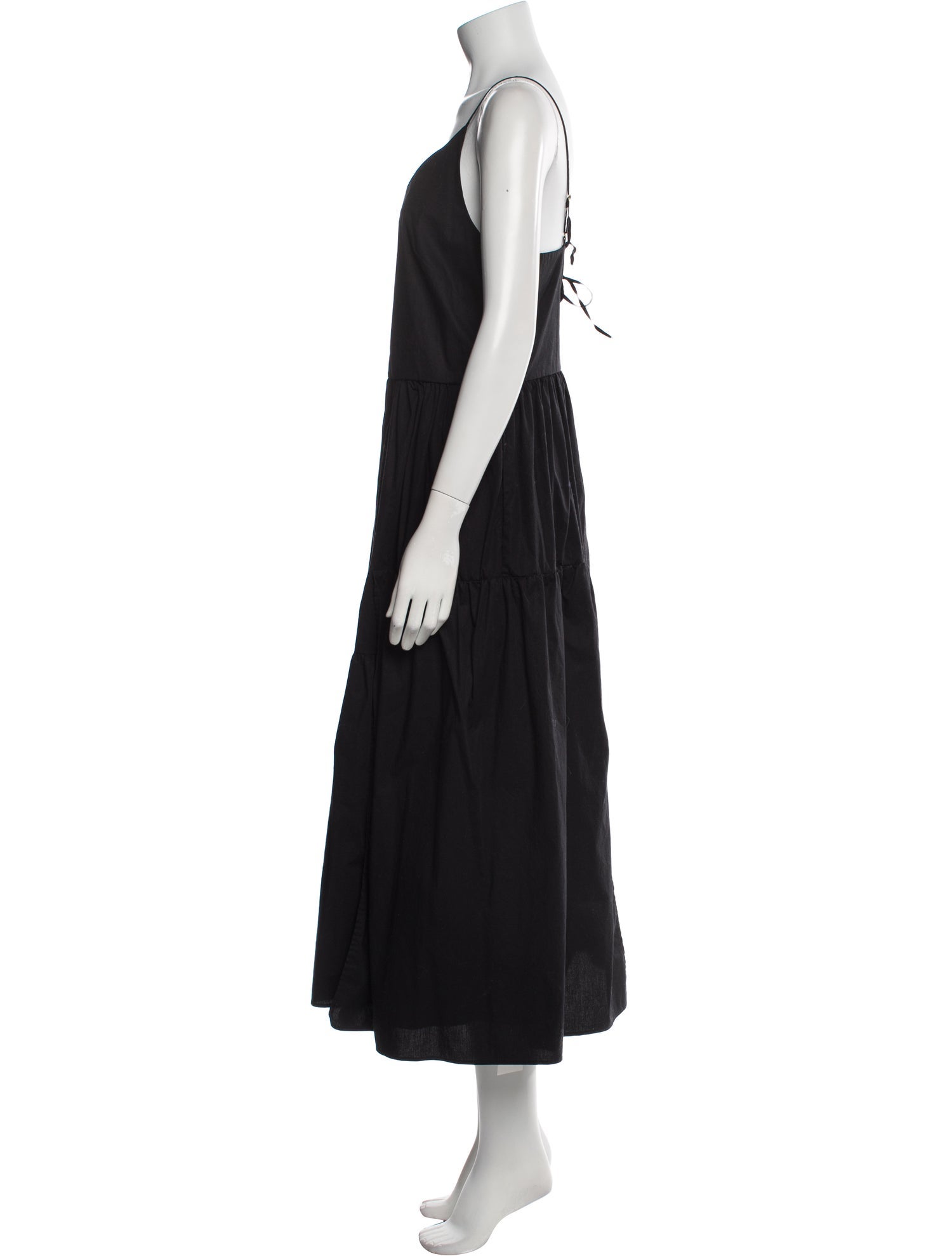 Cuyana V-Neck Long Dress