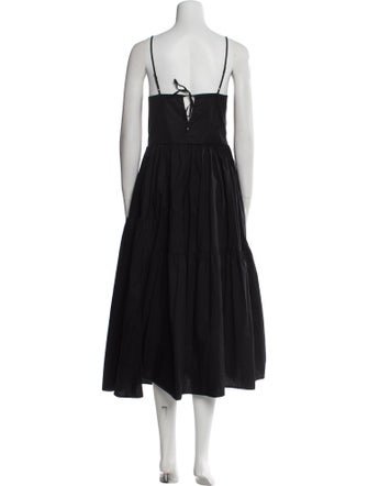 Cuyana V-Neck Long Dress