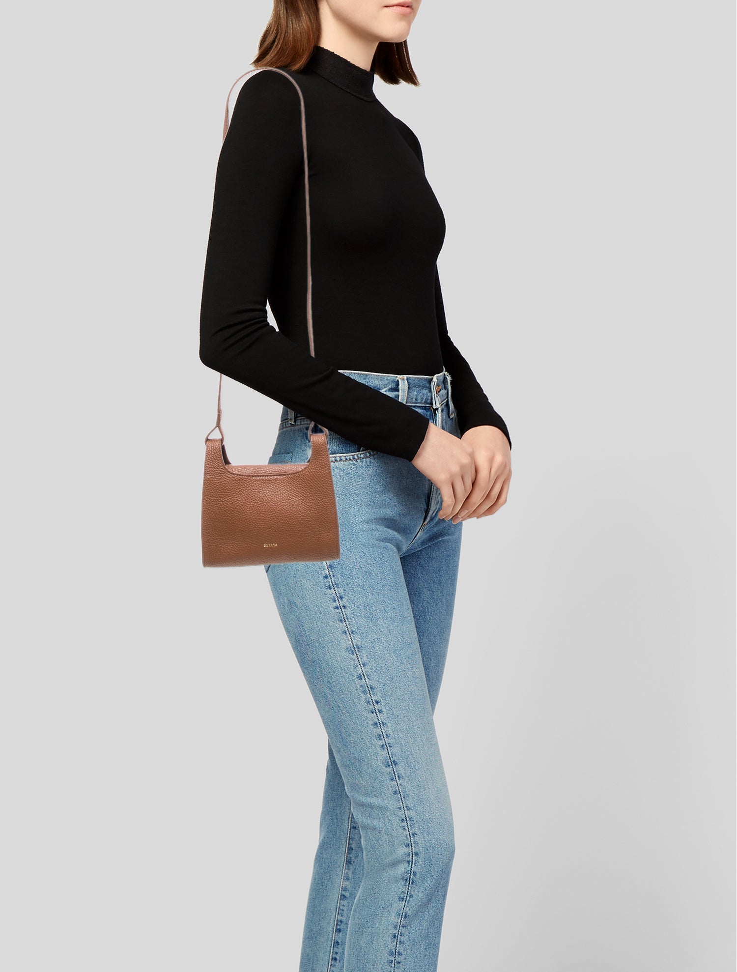 Cuyana Leather Shoulder Bag