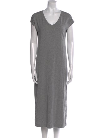 Cuyana Scoop Neck Midi Length Dress