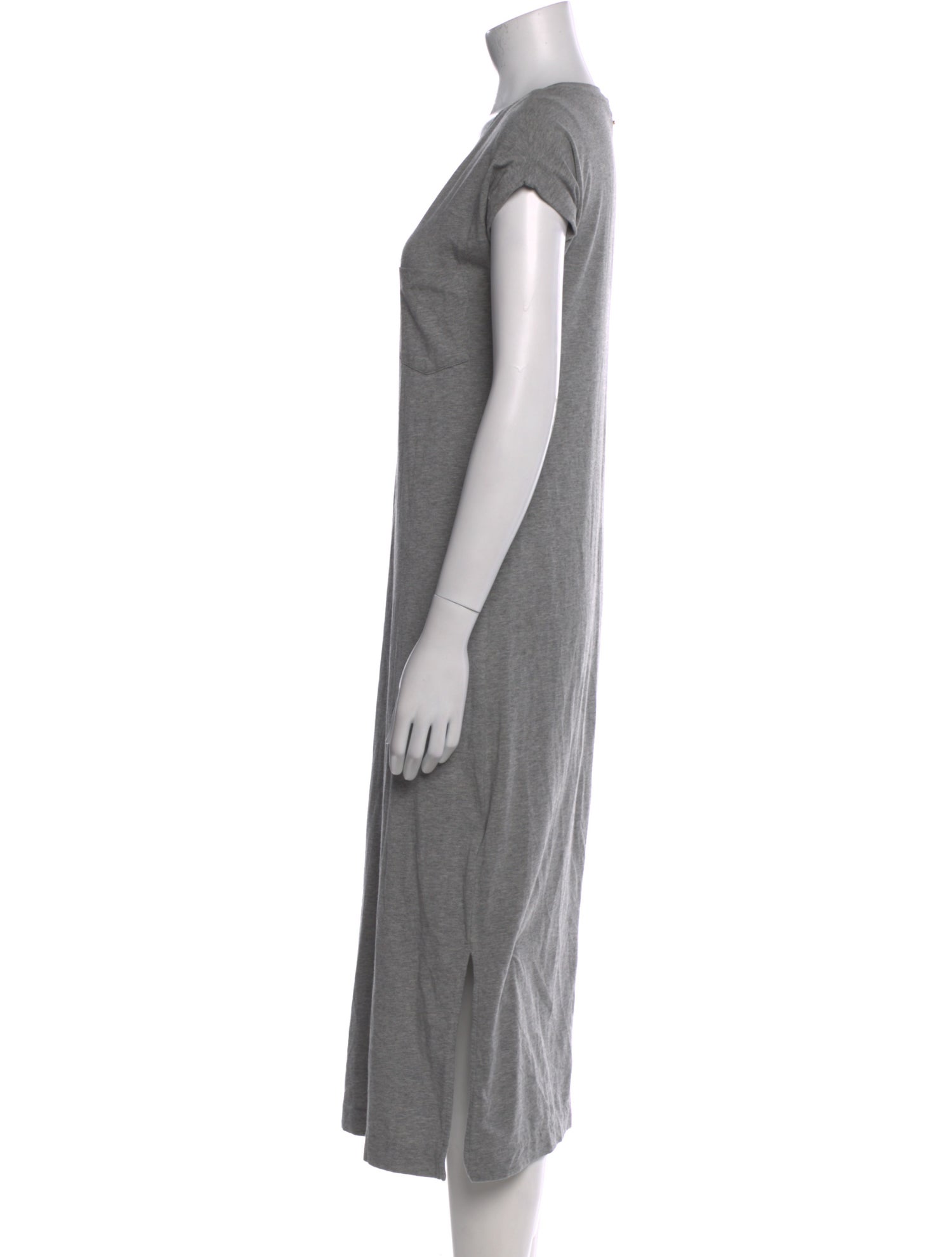 Cuyana Scoop Neck Midi Length Dress