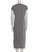 Cuyana Scoop Neck Midi Length Dress
