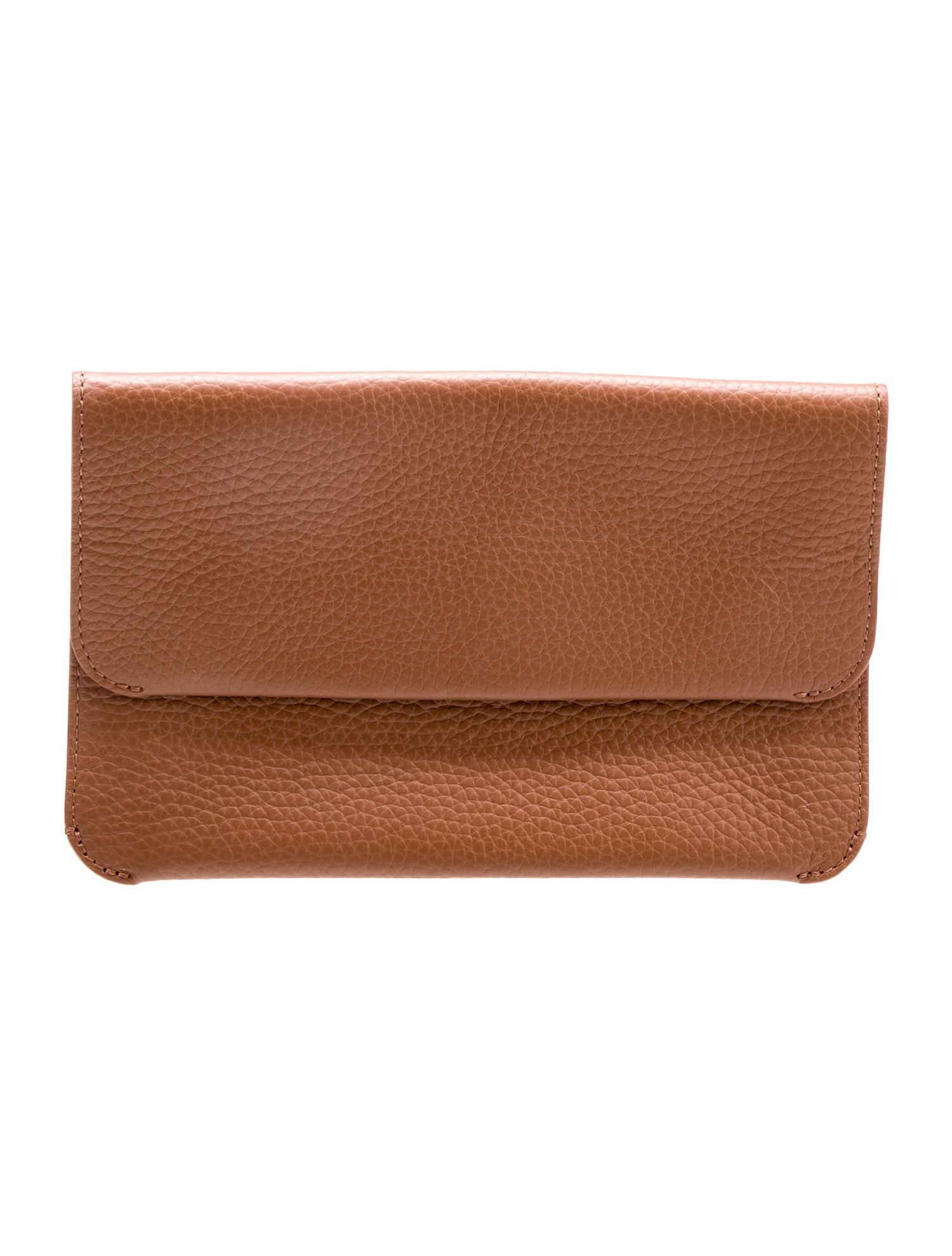 Cuyana Leather Clutch