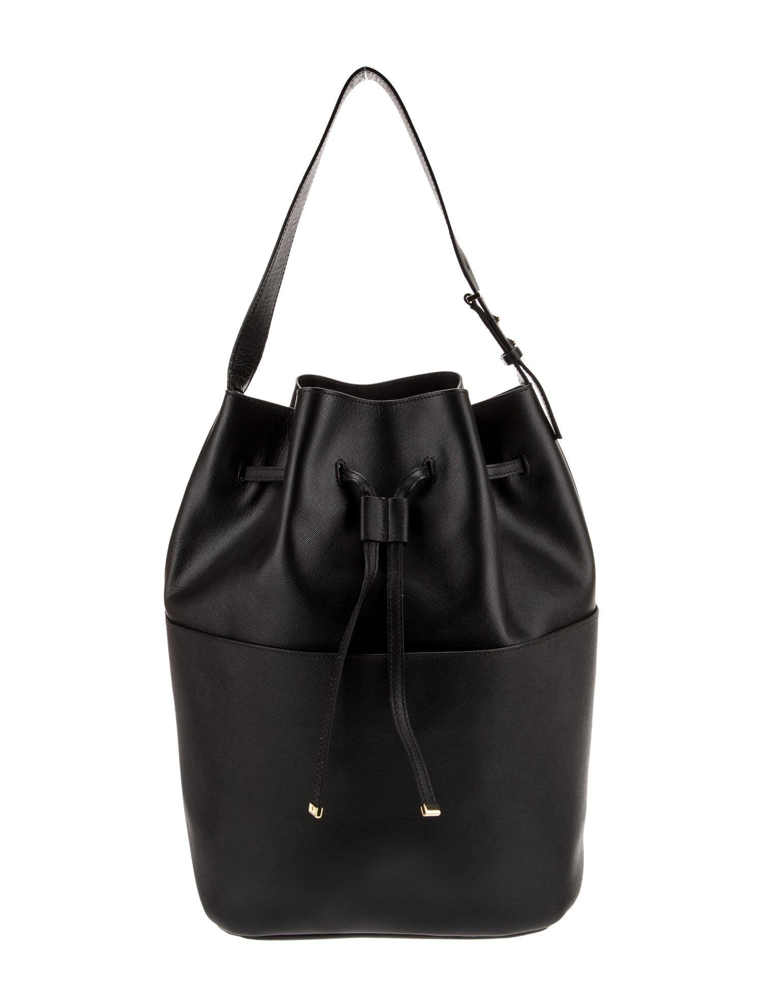 Cuyana Leather Bucket Bag