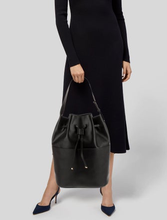 Cuyana Leather Bucket Bag