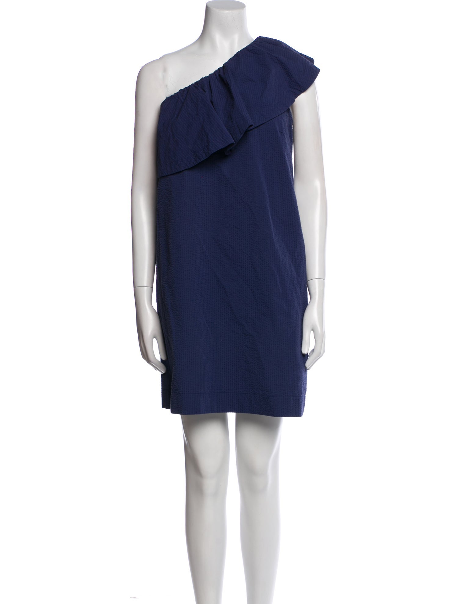 Cuyana One-Shoulder Mini Dress