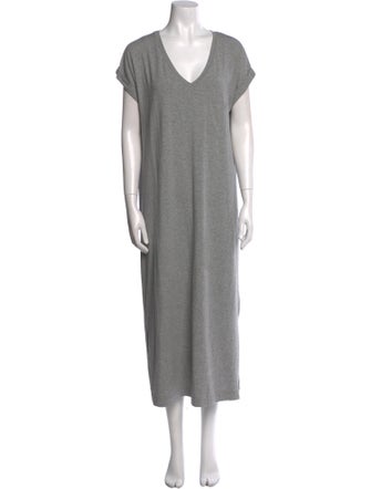 Cuyana V-Neck Long Dress
