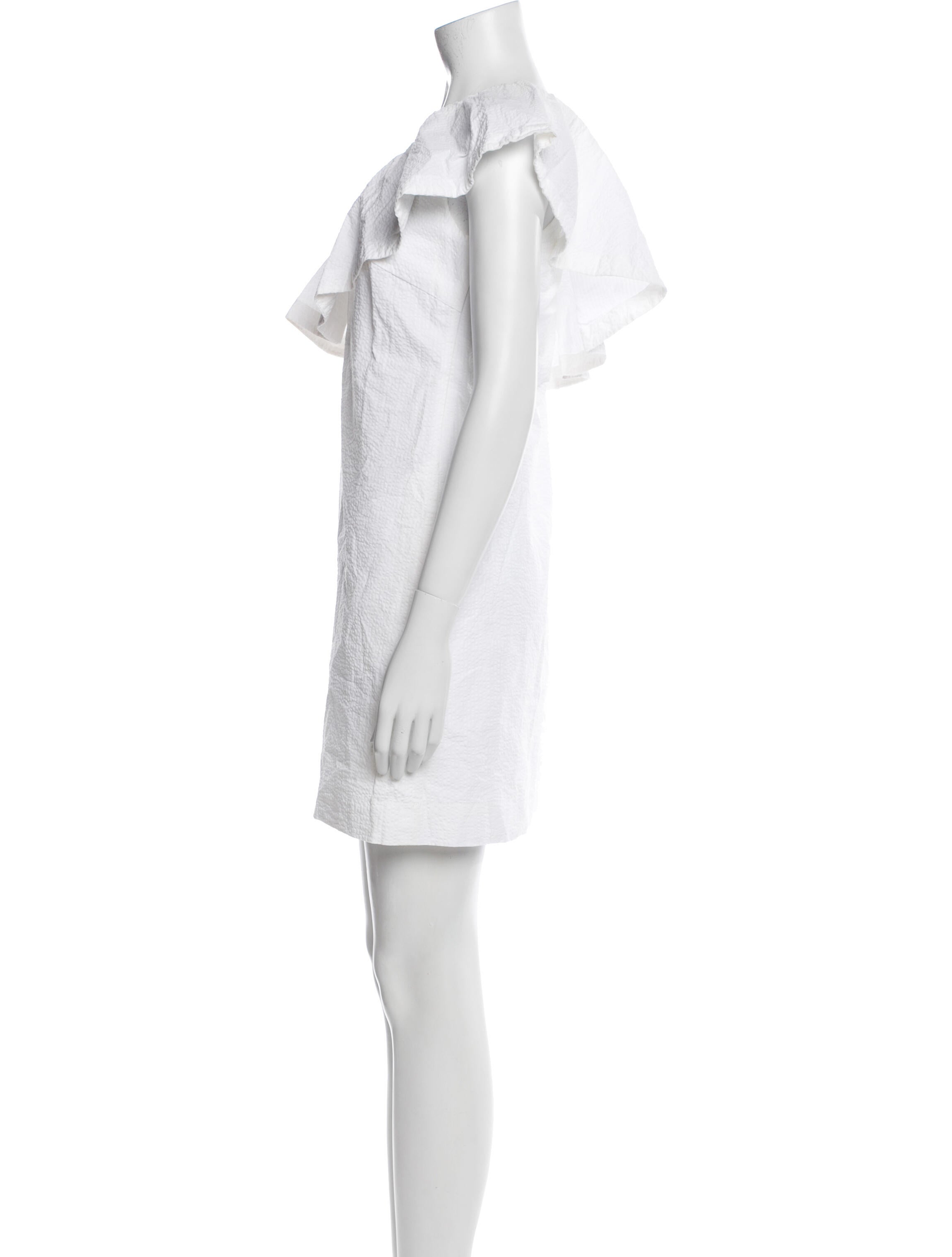 Cuyana One-Shoulder Mini Dress