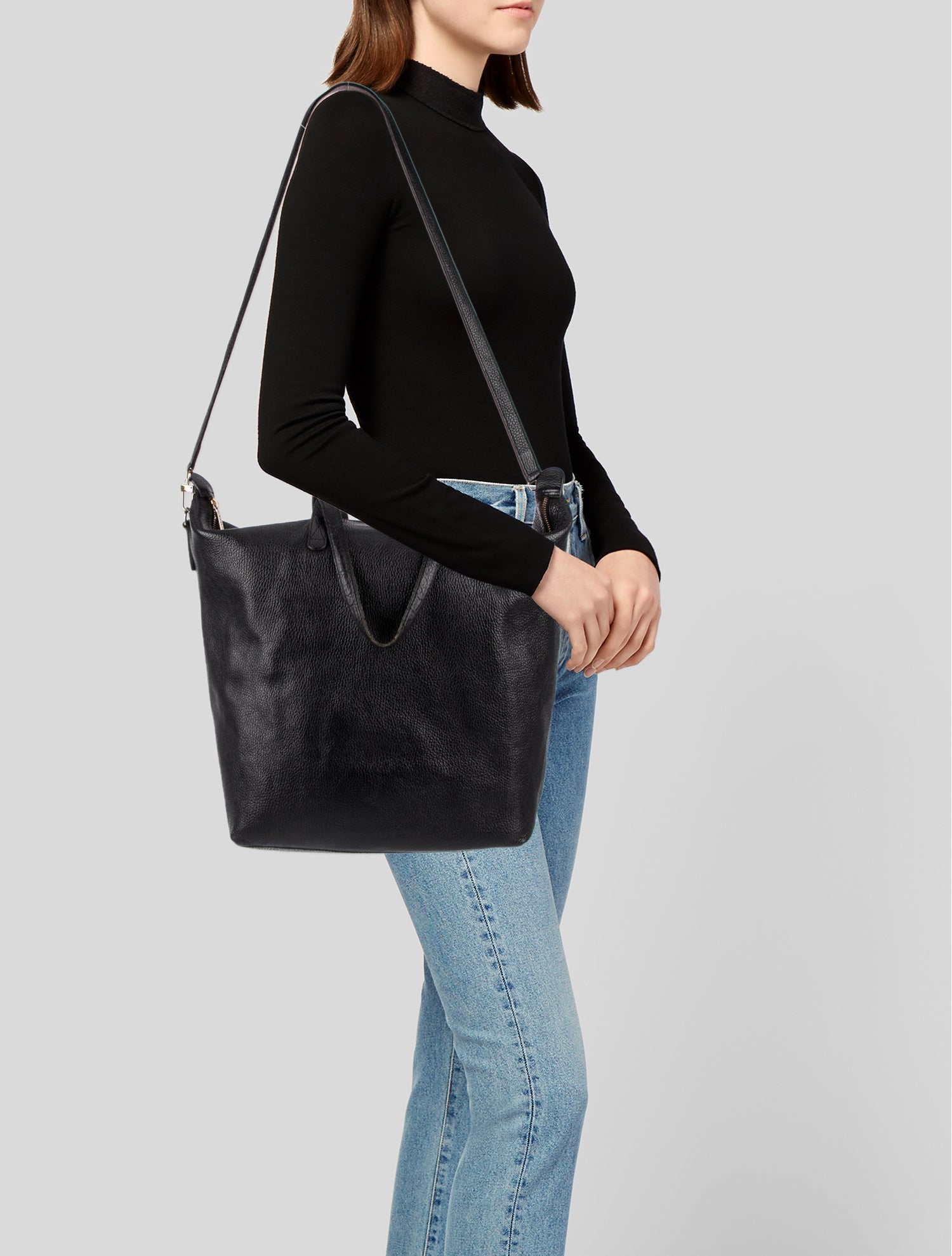 Cuyana Leather Shoulder Bag