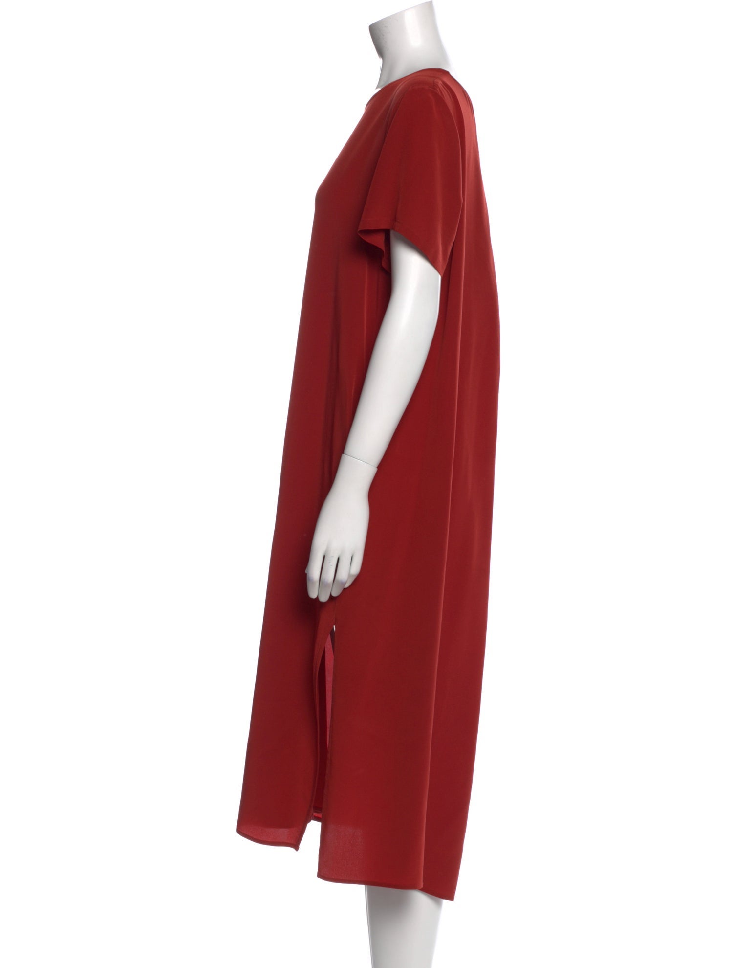 Cuyana Silk Midi Length Dress