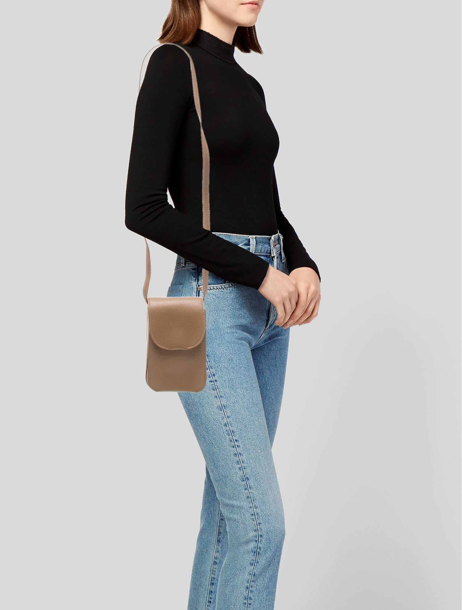 Cuyana Leather Crossbody Bag