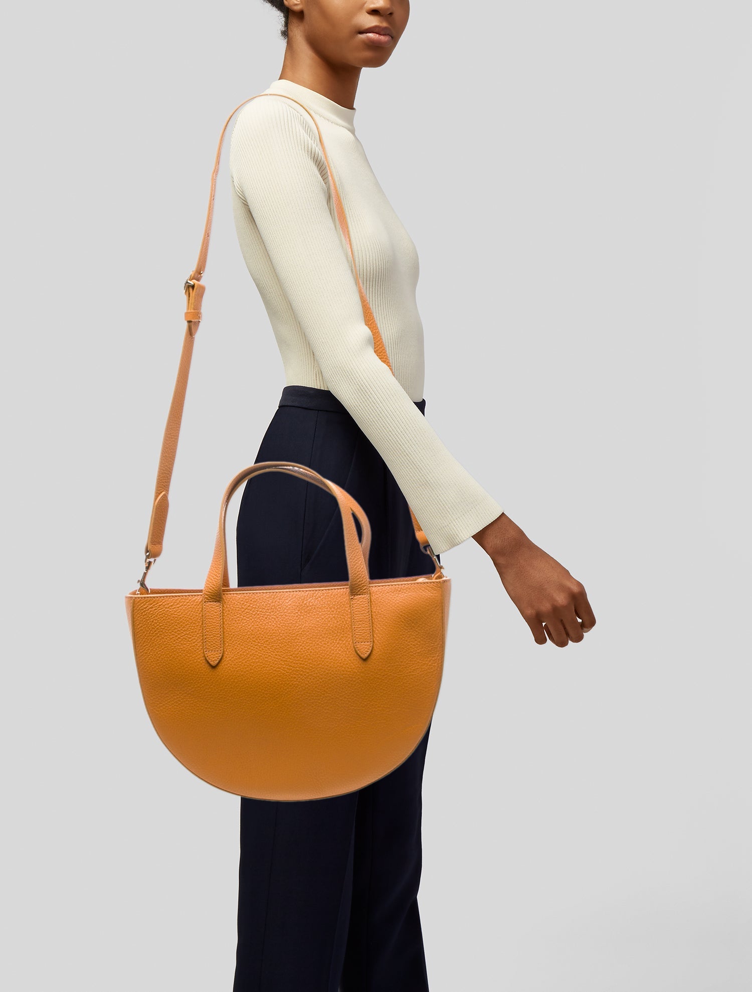 Cuyana Leather Top Handle Bag