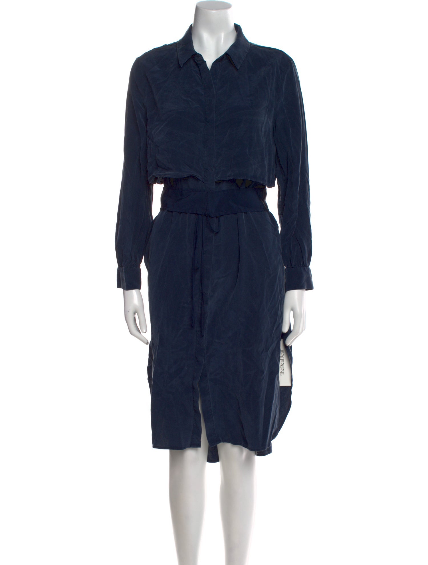 Cuyana Silk Midi Length Dress