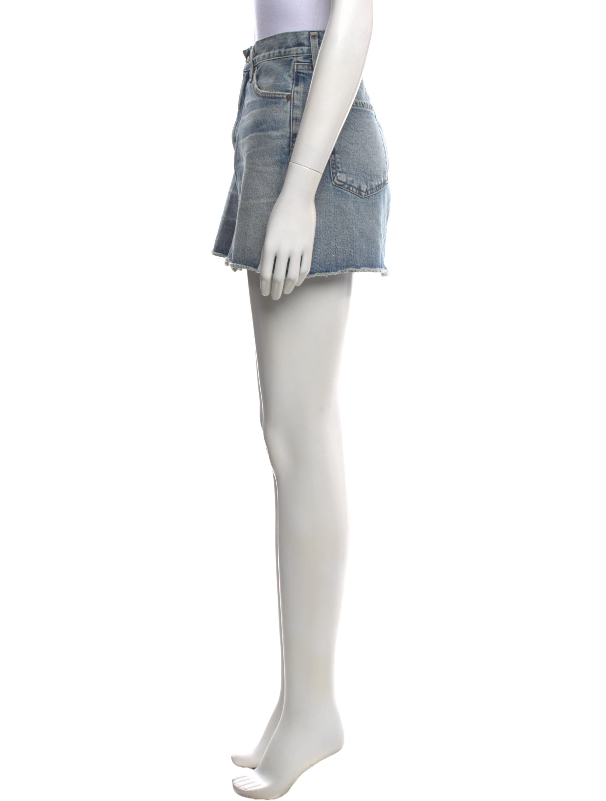 Citizens of Humanity Distressed Accents Mini Skirt