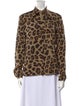 Day Birger et Mikkelsen Animal Print Long Sleeve Button-Up Top