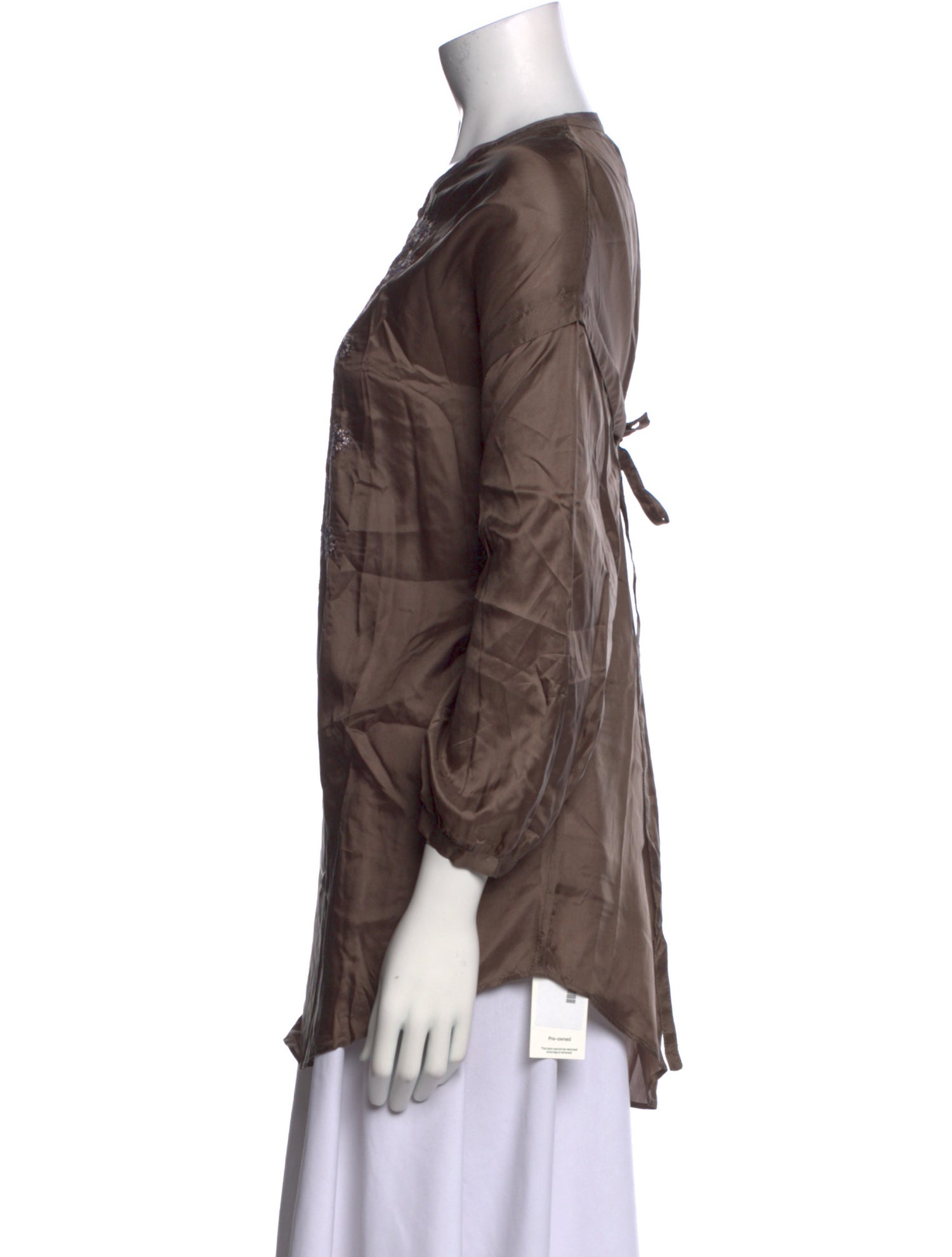 Day Birger et Mikkelsen Silk Bateau Neckline Tunic w/ Tags