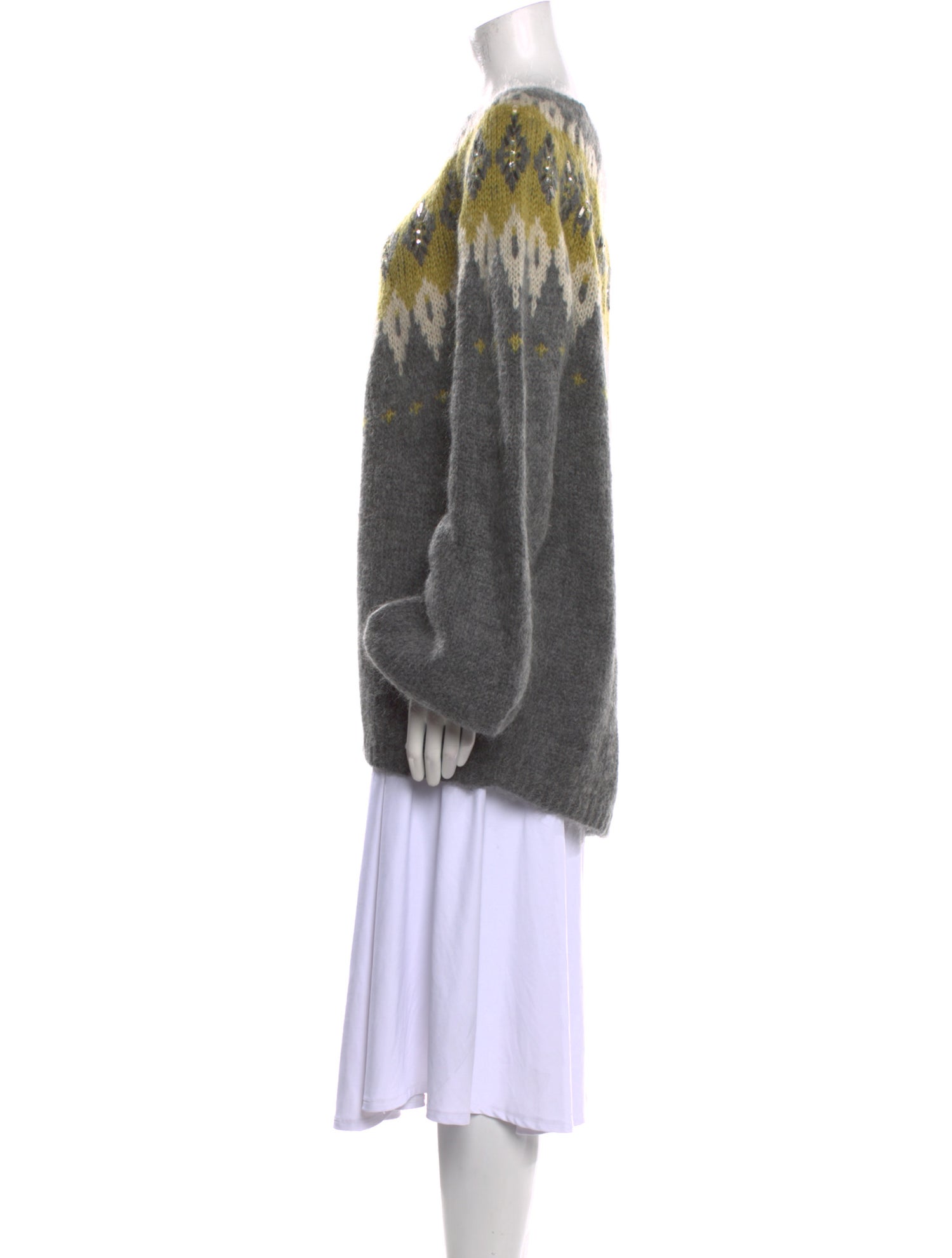 Day Birger et Mikkelsen Kid Mohair Printed Sweater