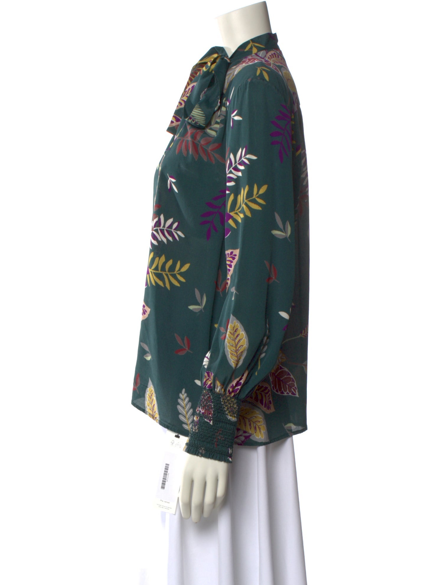 Day Birger et Mikkelsen Printed Mock Neck Button-Up Top