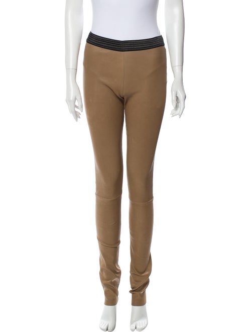 DROMe Leather Skinny Leg Pants