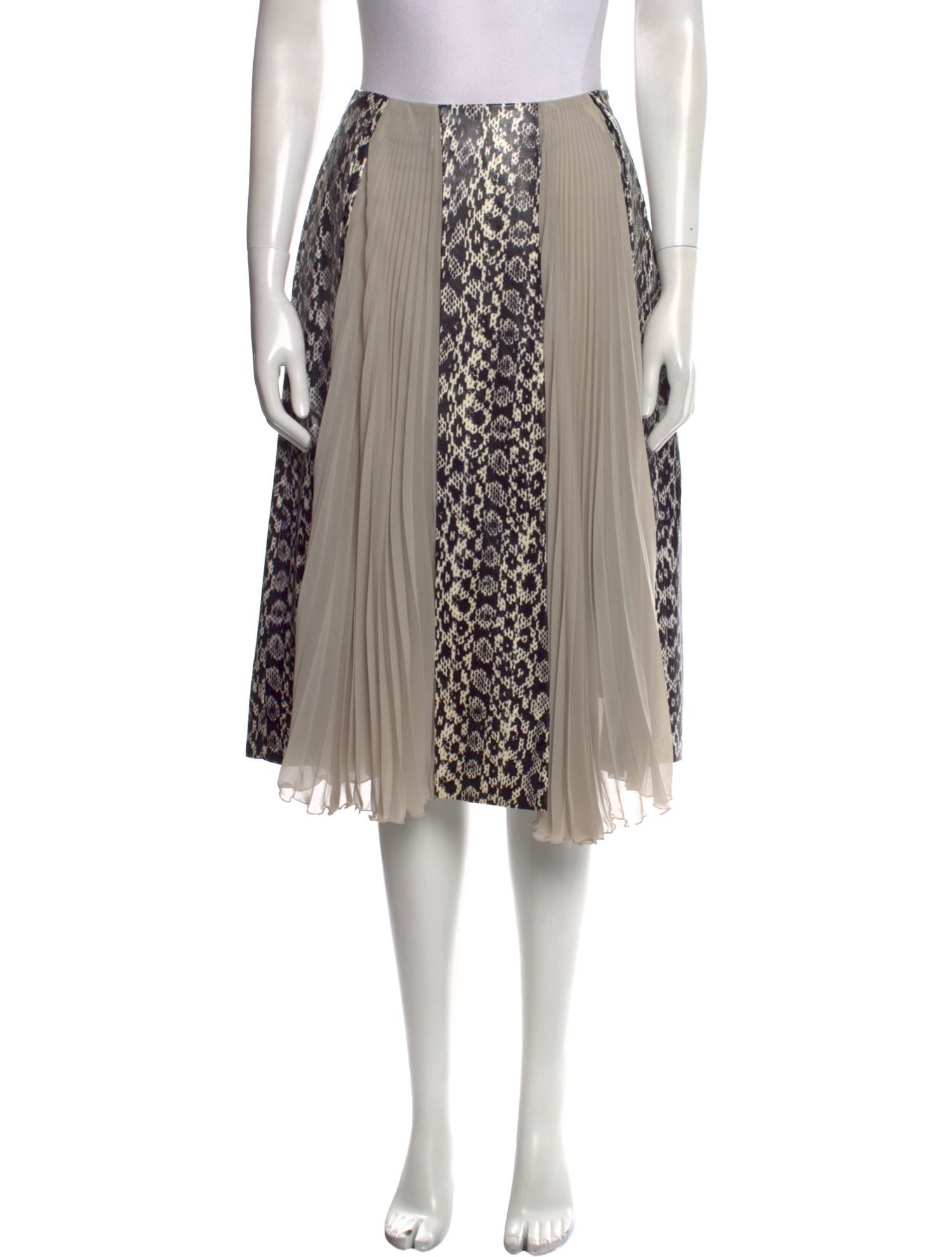 DROMe Animal Print Knee-Length Skirt w/ Tags