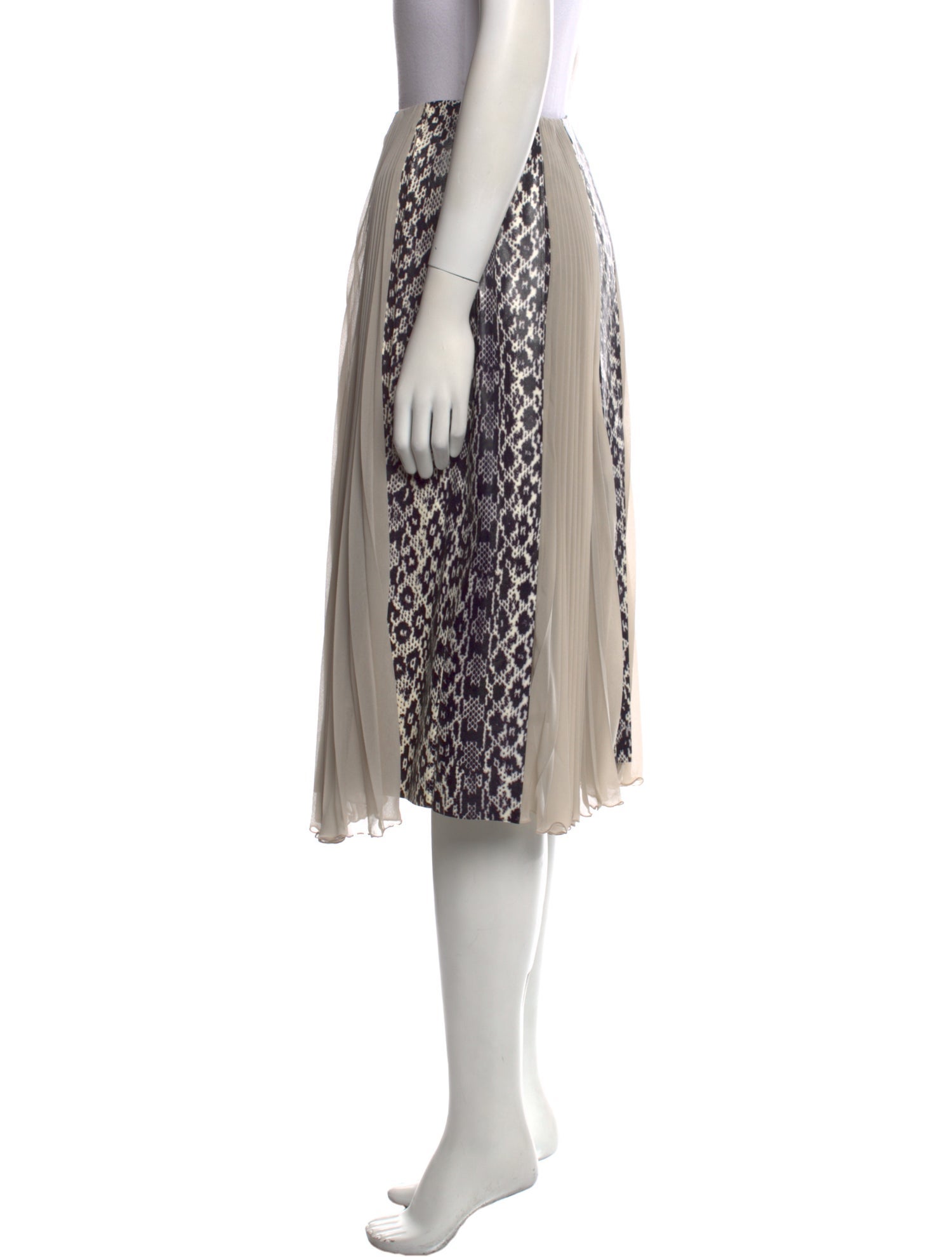 DROMe Animal Print Knee-Length Skirt w/ Tags