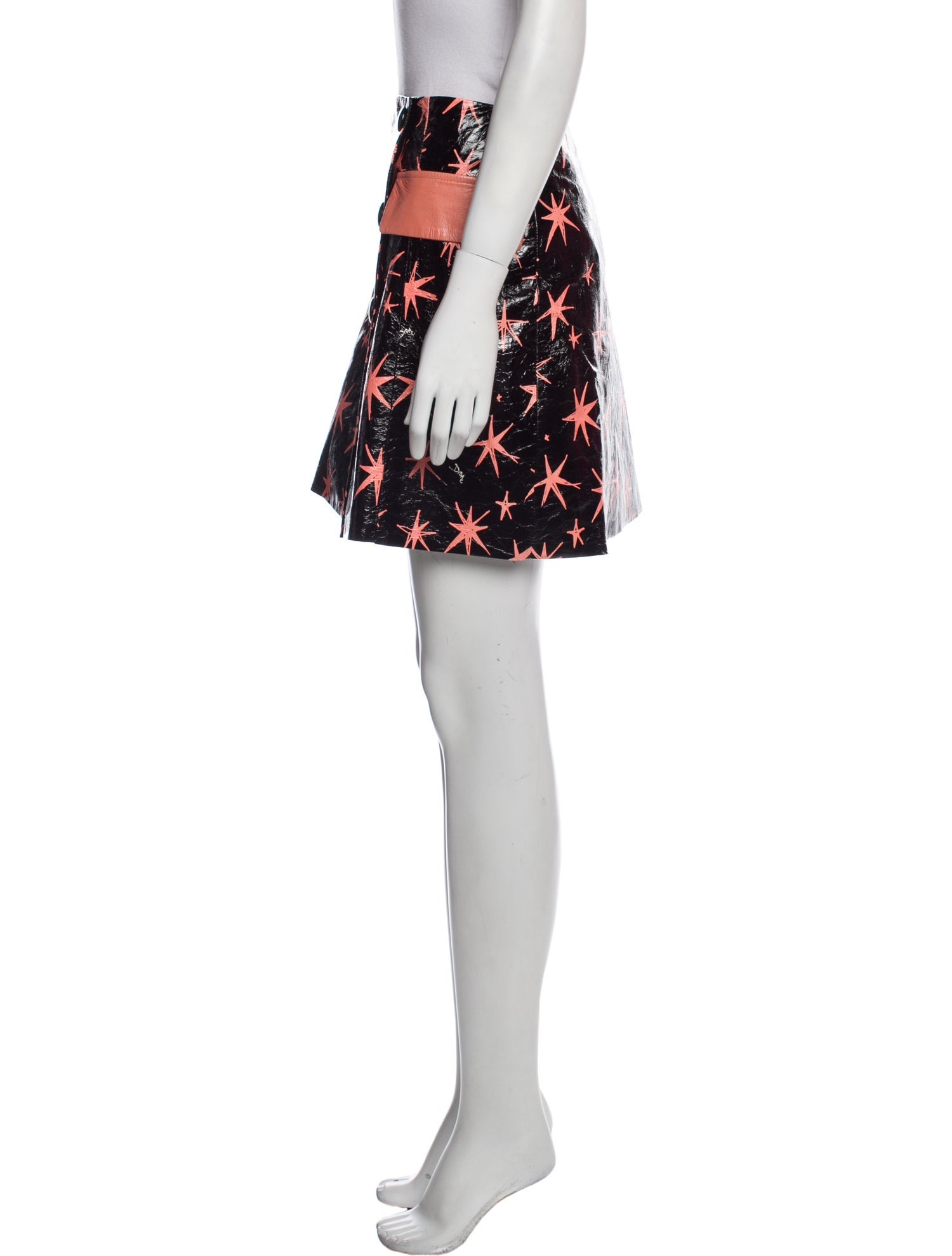 DROMe Lambskin Mini Skirt w/ Tags