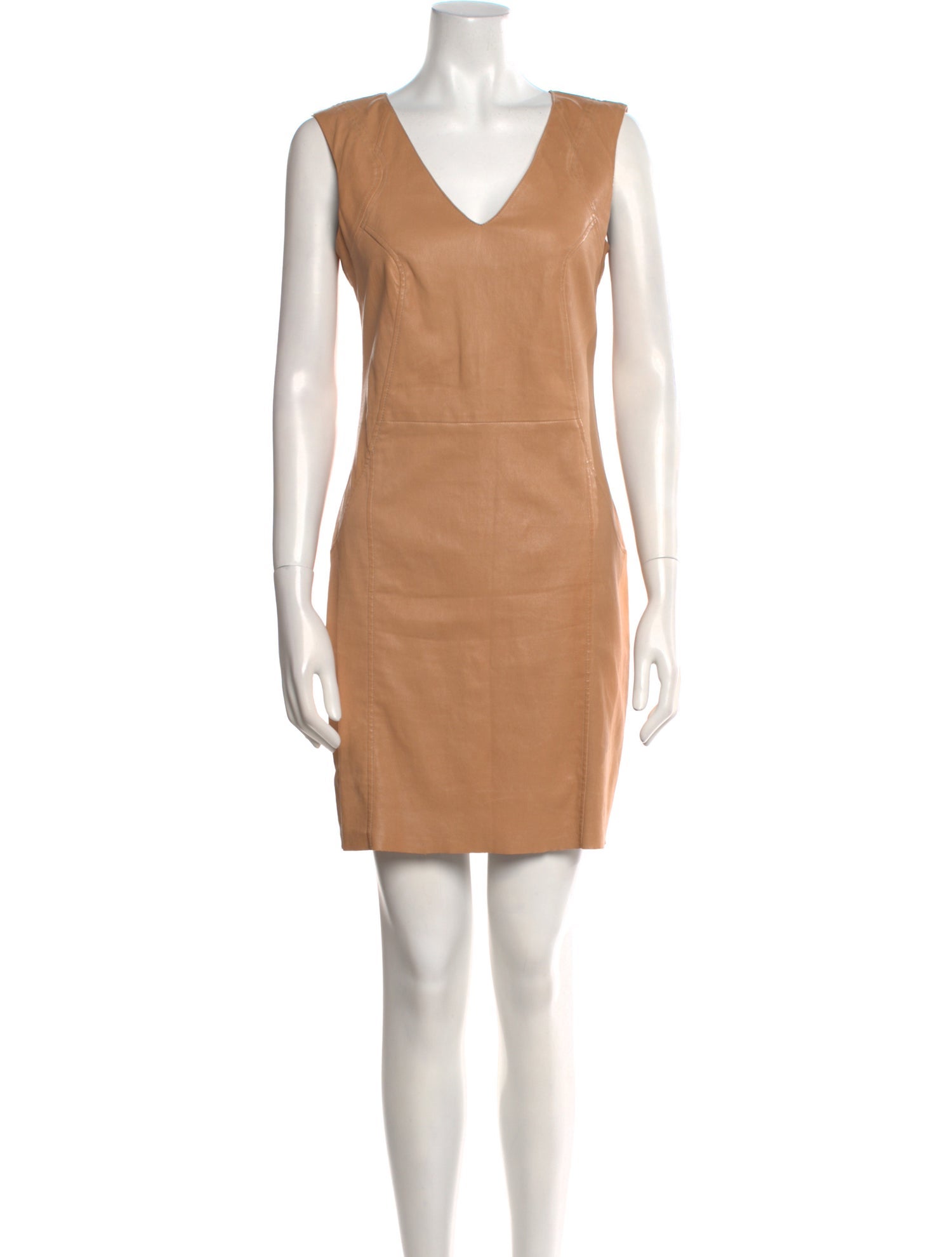 DROMe Leather Mini Dress