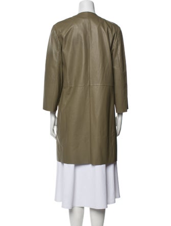 DROMe Leather Trench Coat