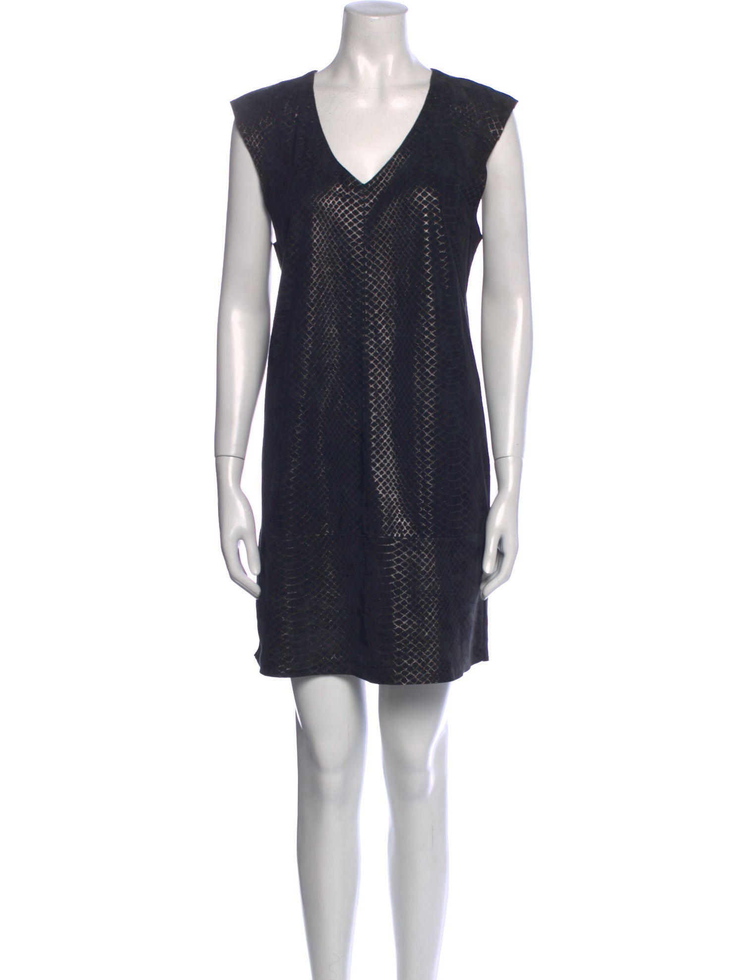 DROMe Leather Mini Dress