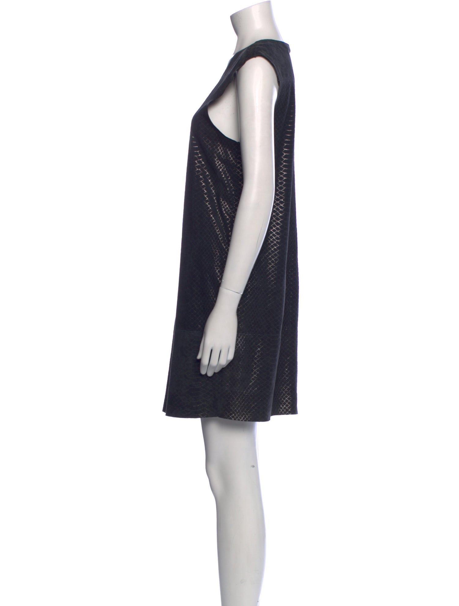 DROMe Leather Mini Dress