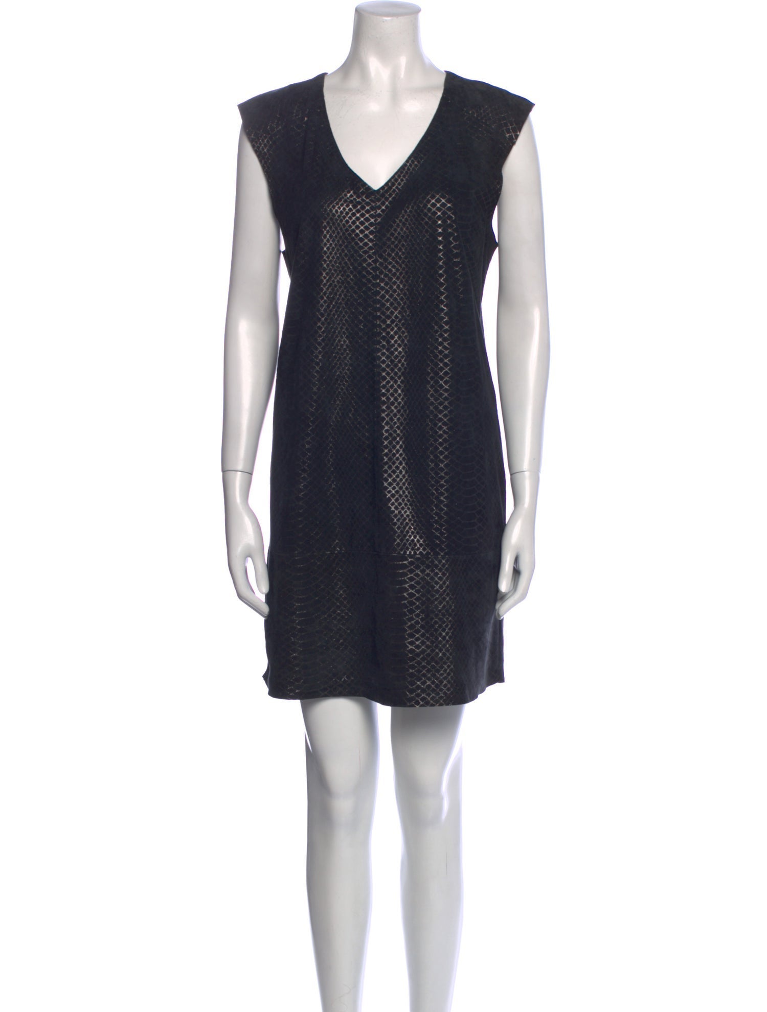 DROMe Leather Mini Dress