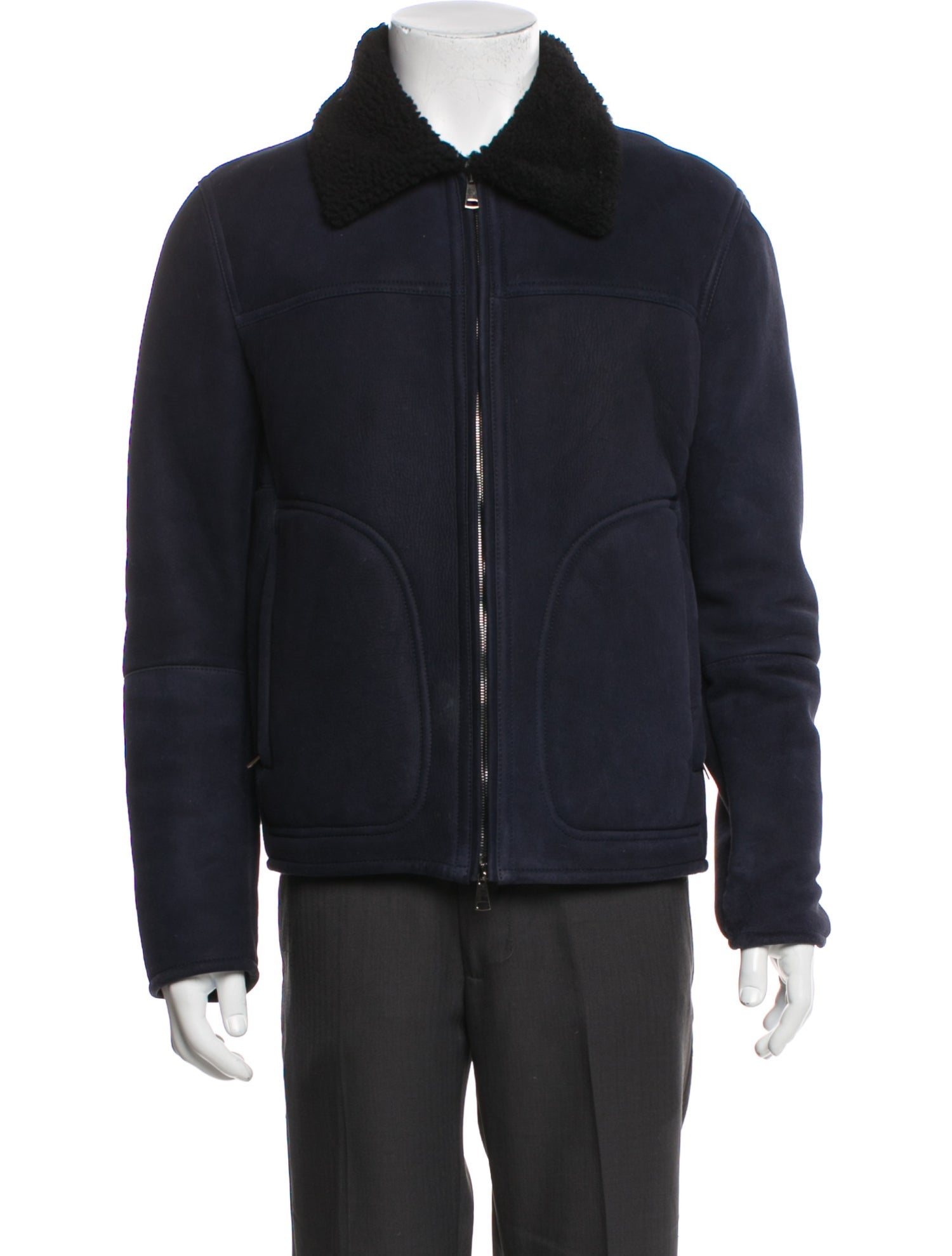 DROMe Shearling Bomber Jacket