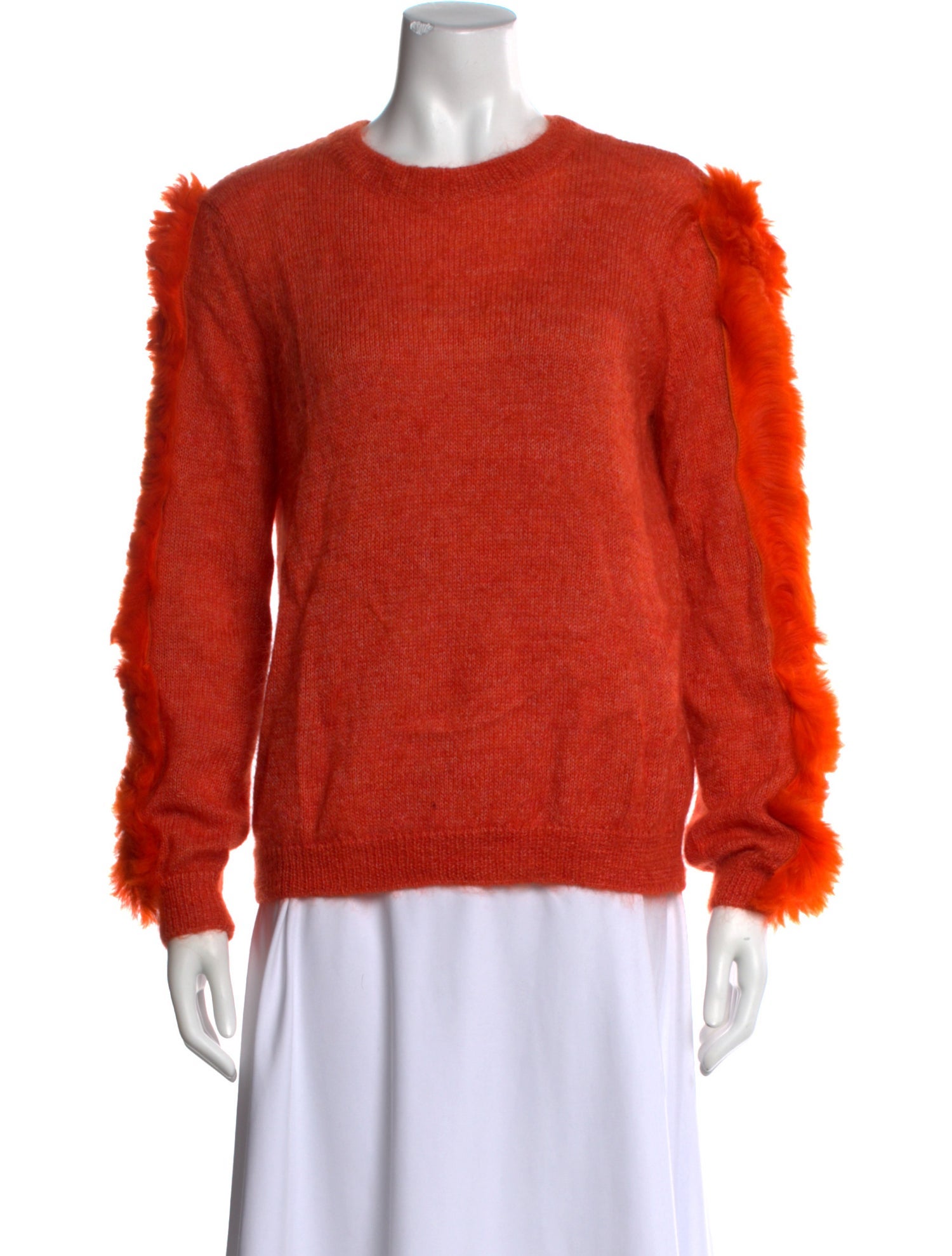 DROMe Lamb Fur Crew Neck Sweater w/ Tags