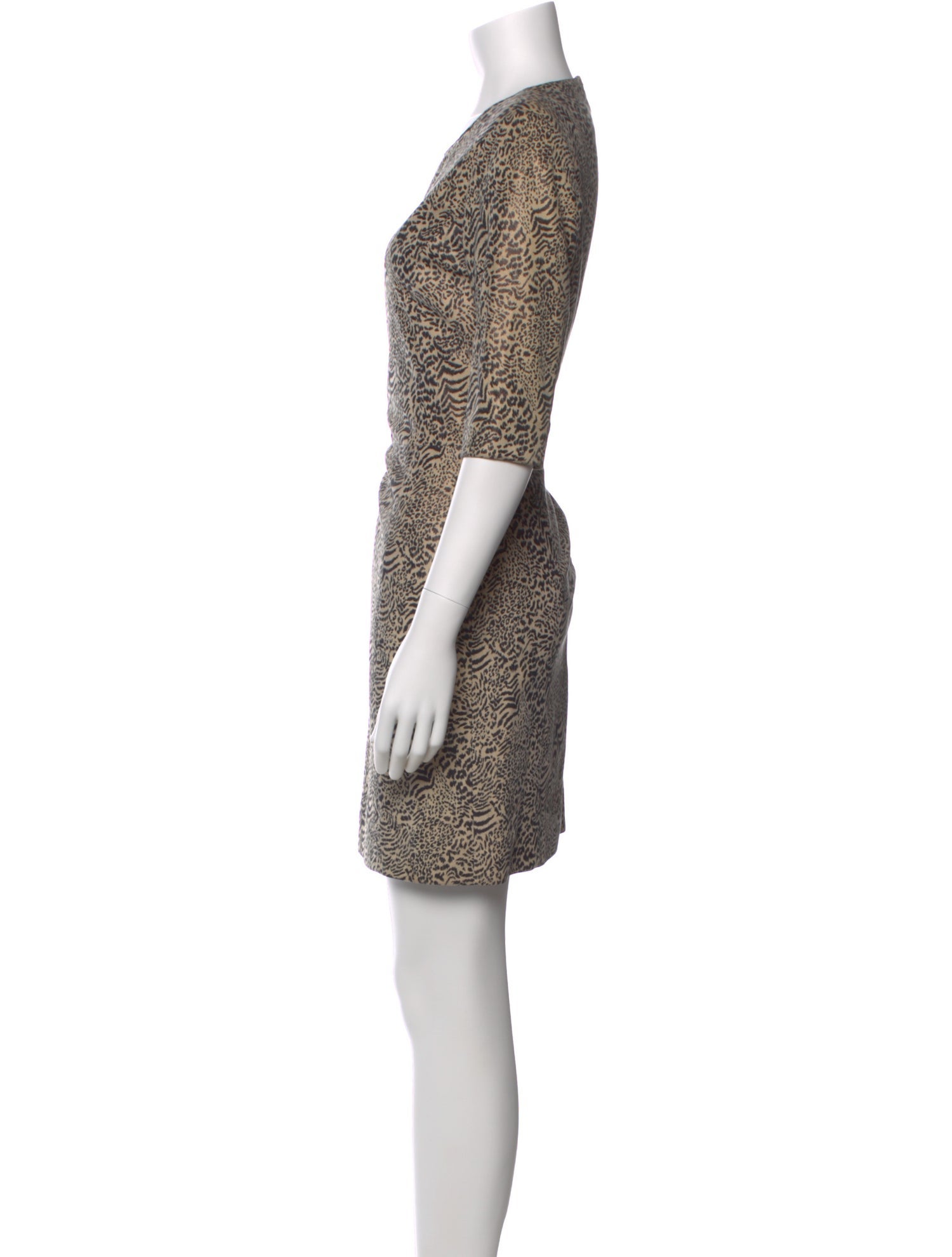 DROMe Leather Mini Dress