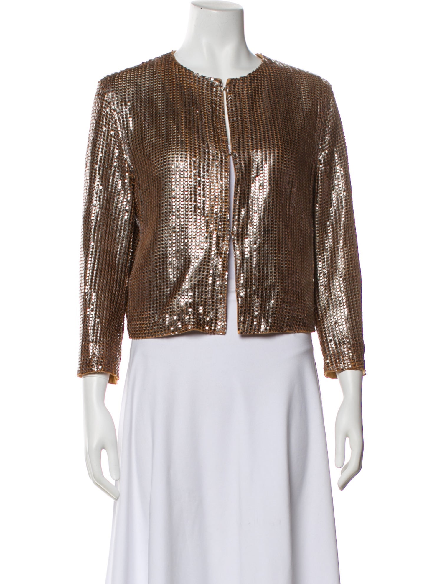 DROMe Leather Evening Jacket