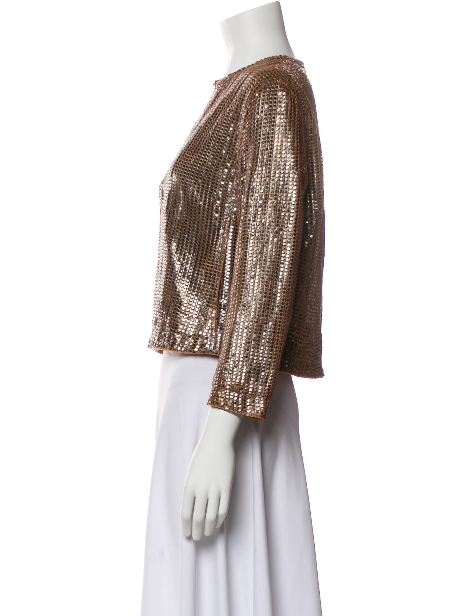 DROMe Leather Evening Jacket