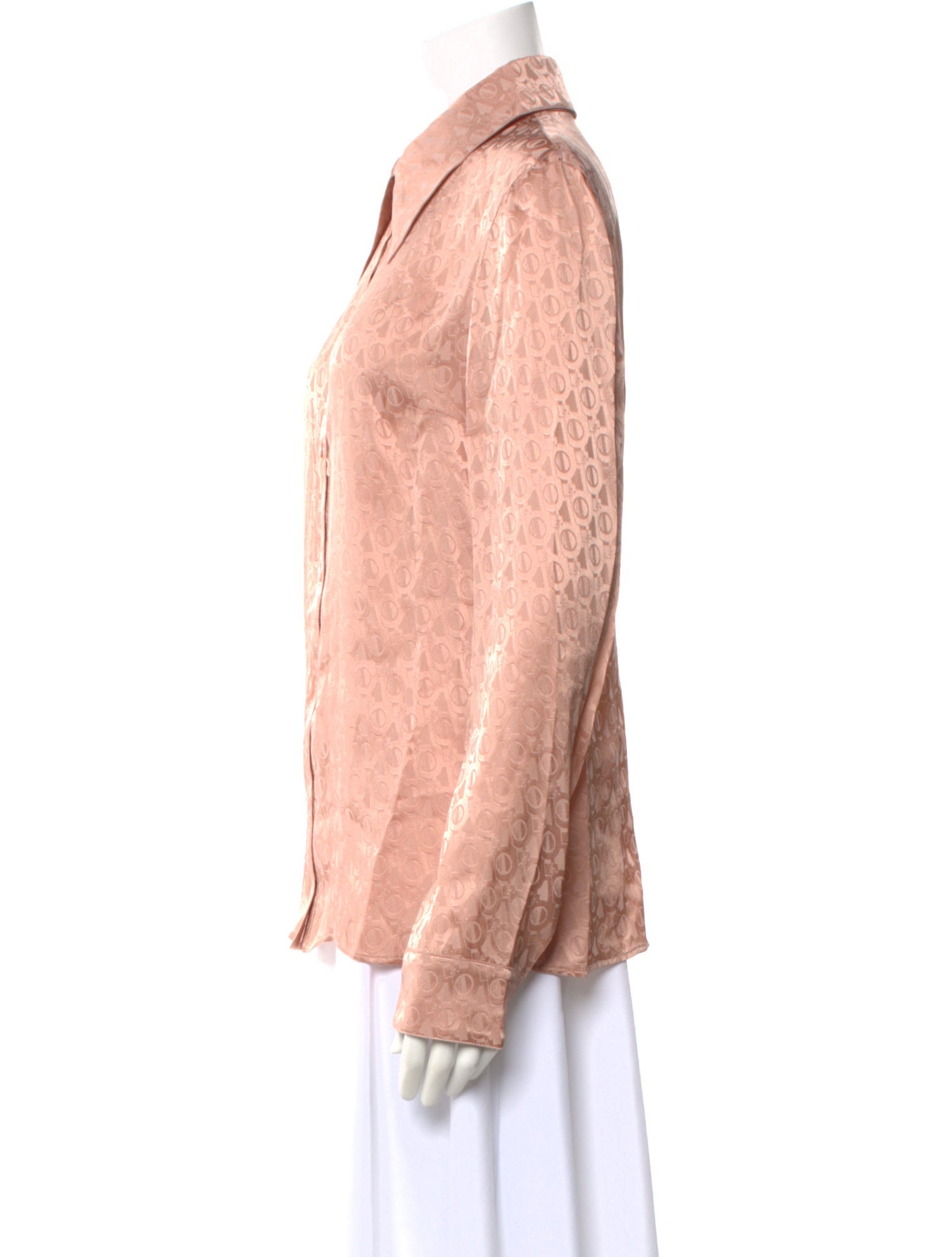 DROMe Patterned Long Sleeve Blouse w/ Tags