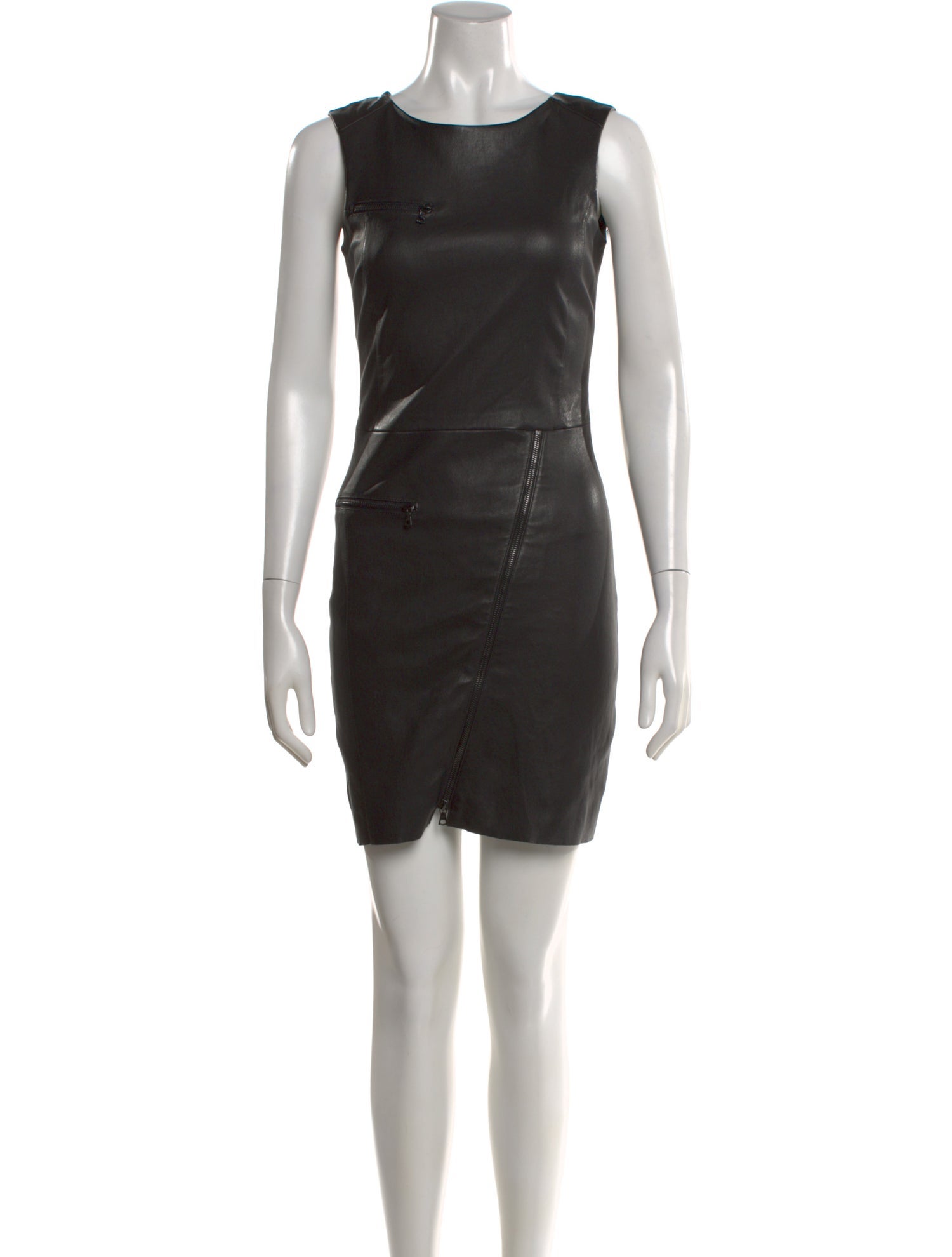 DROMe Leather Mini Dress
