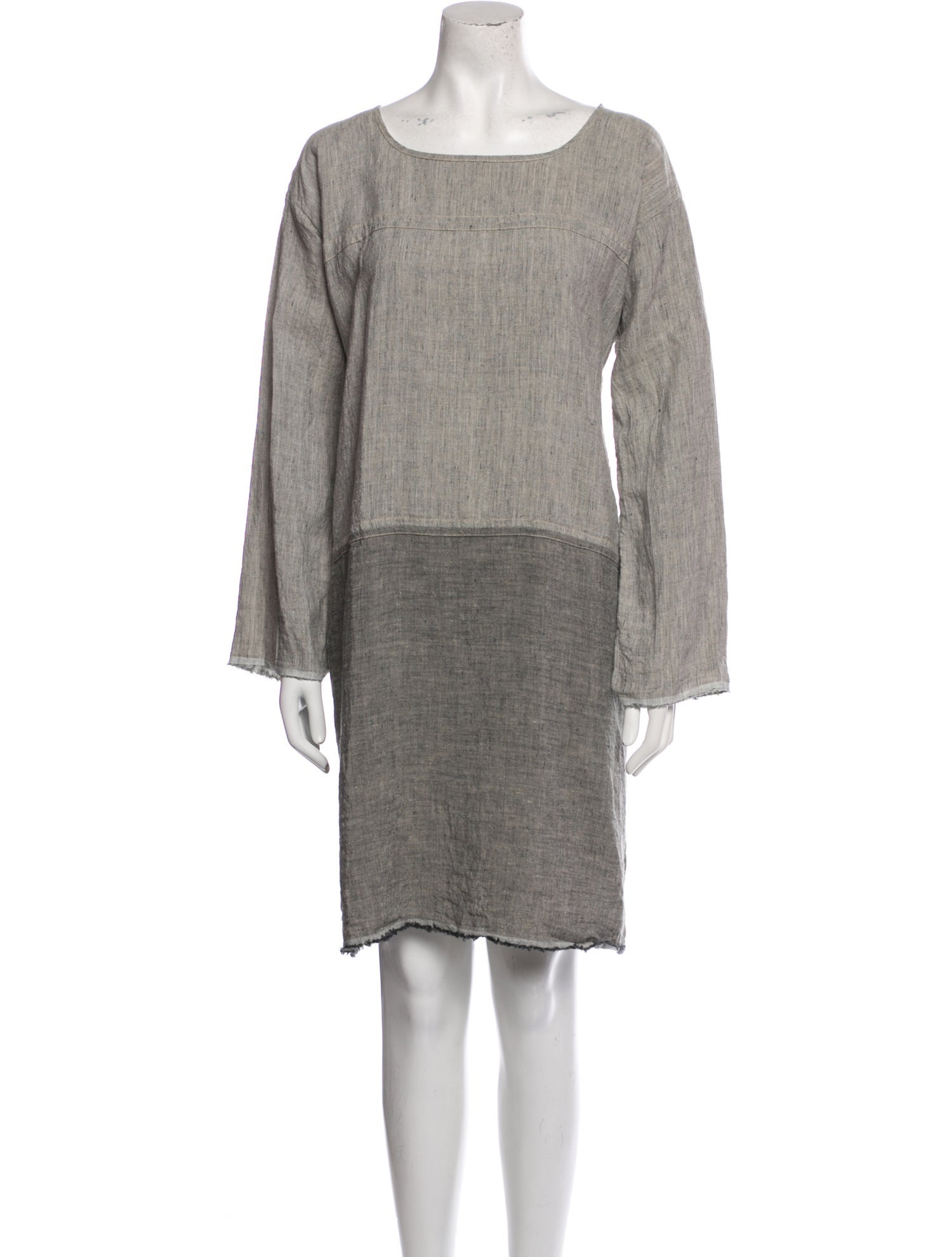 Dosa Linen Knee-Length Dress