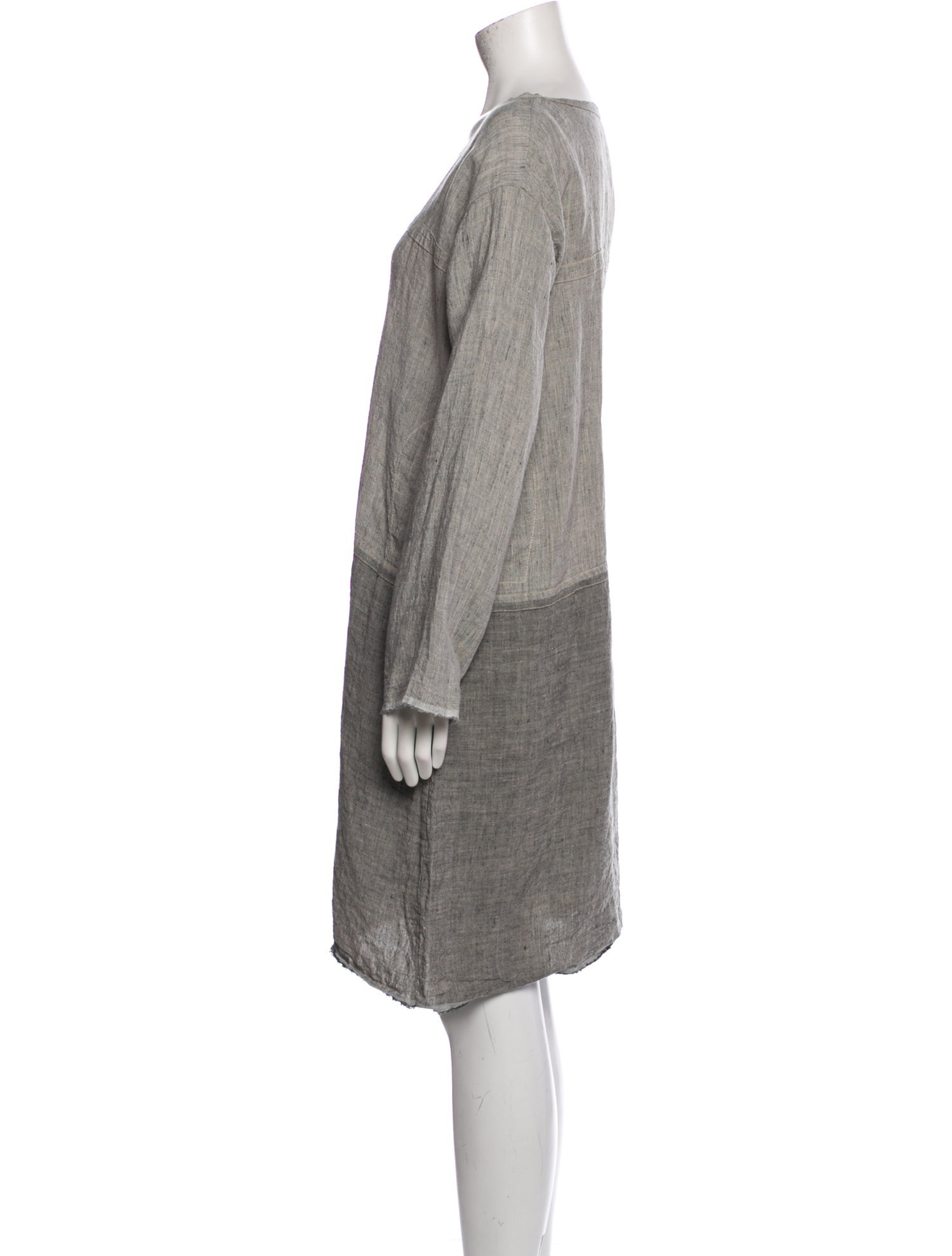 Dosa Linen Knee-Length Dress