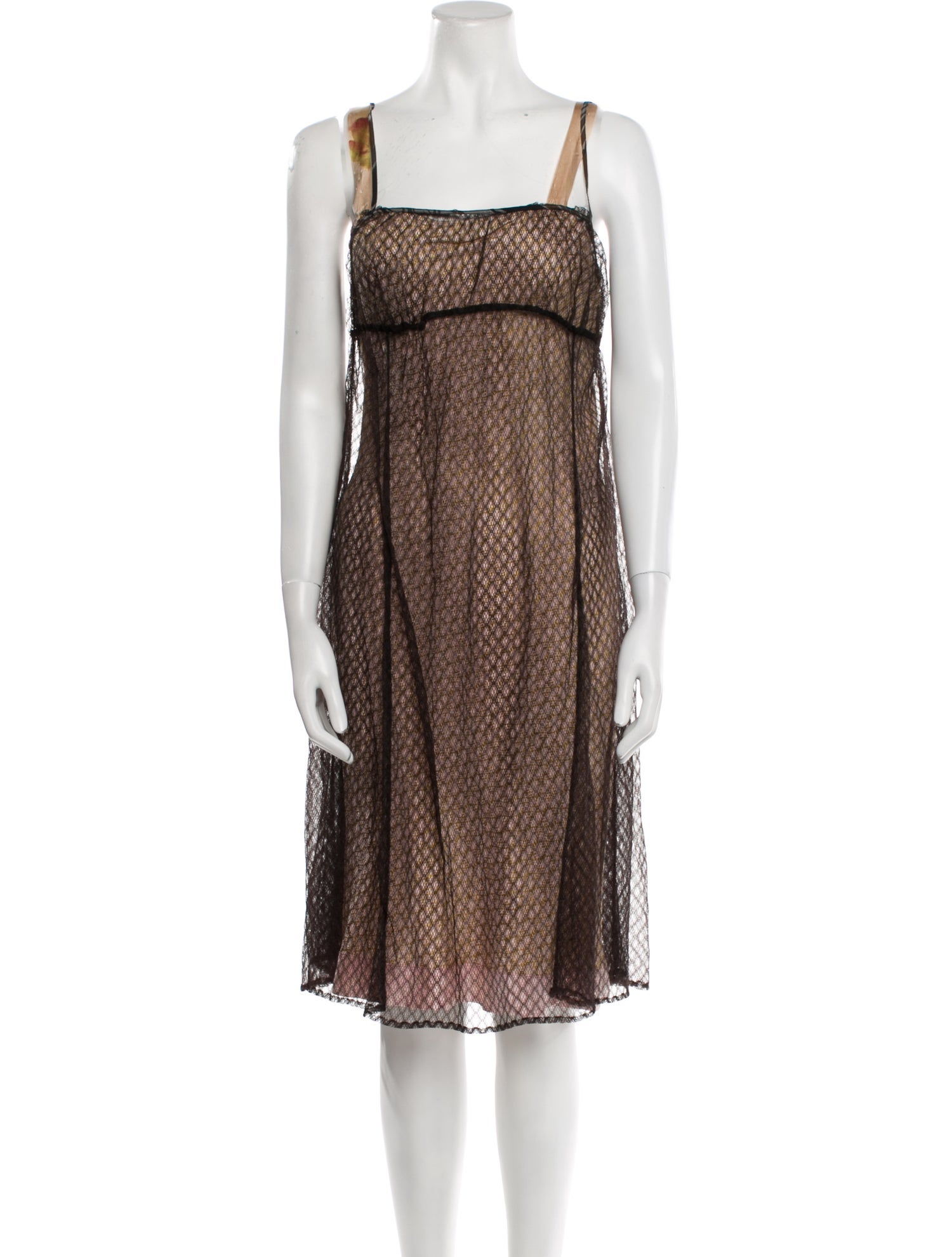 Dosa Silk Knee-Length Dress