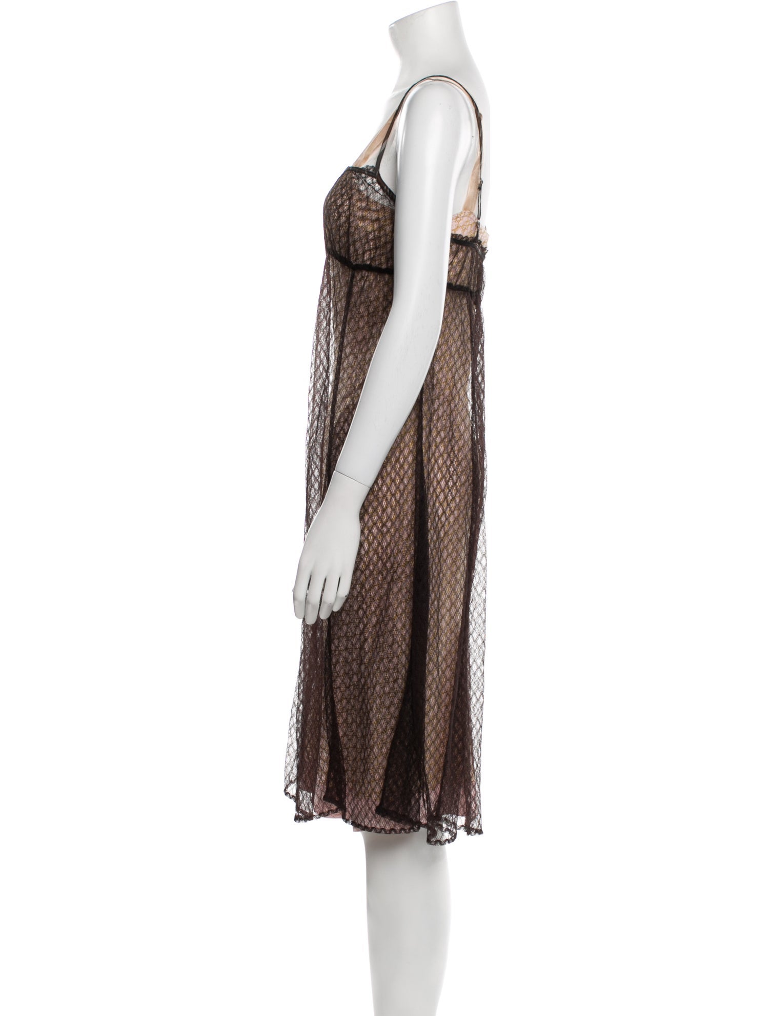 Dosa Silk Knee-Length Dress