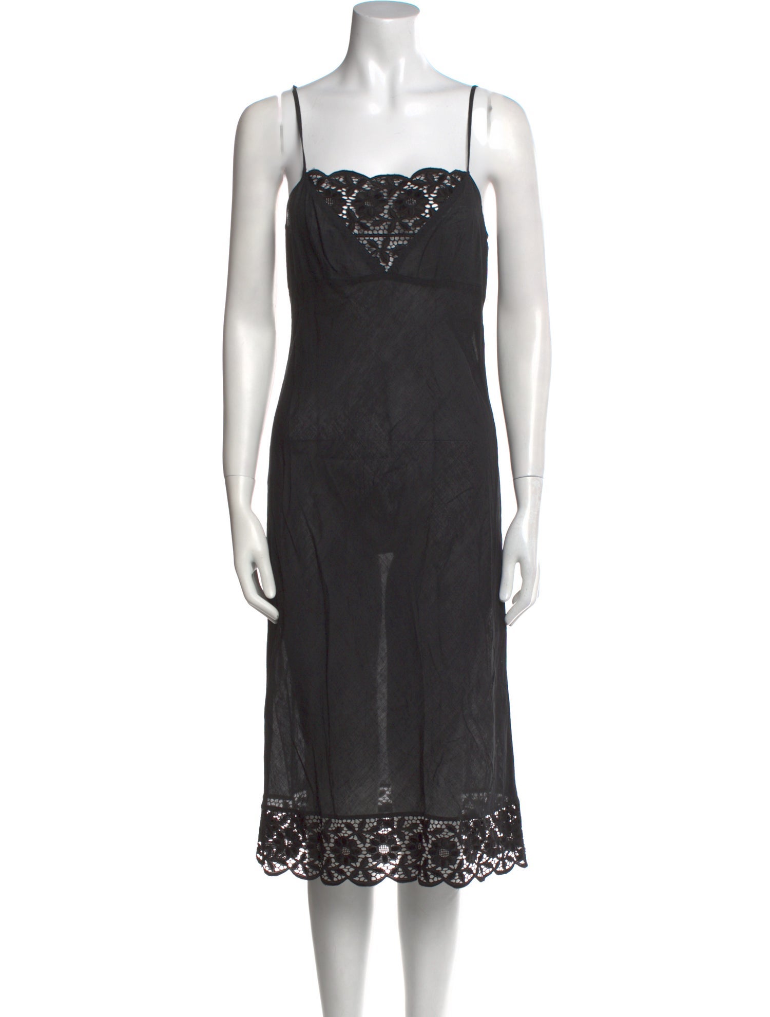 Dosa Square Neckline Midi Length Dress