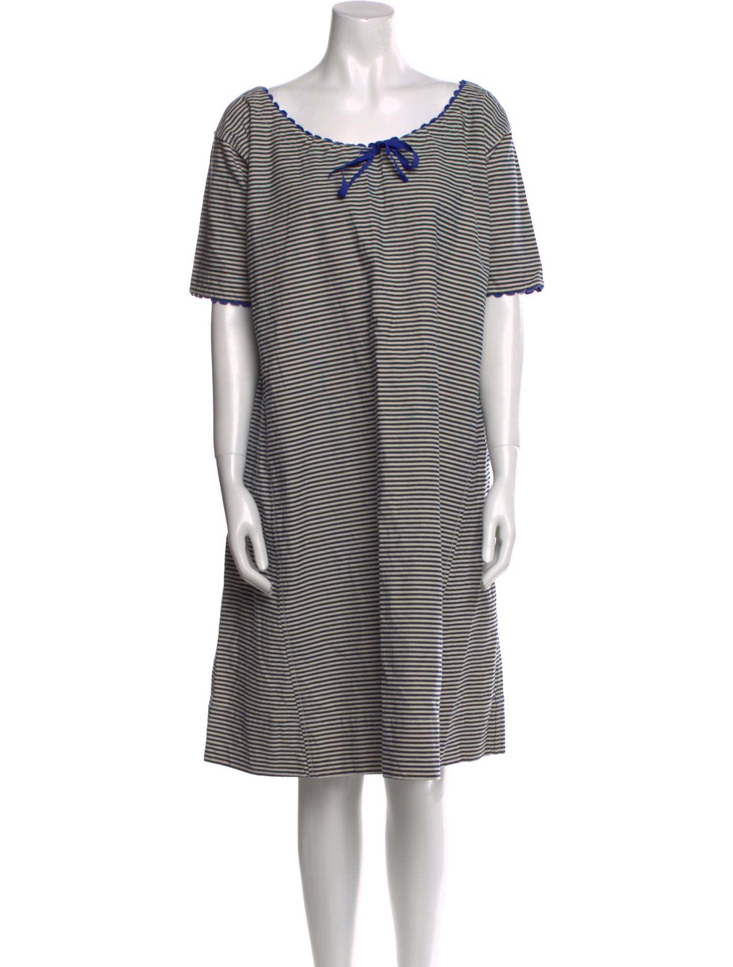 Dosa Striped Knee-Length Dress