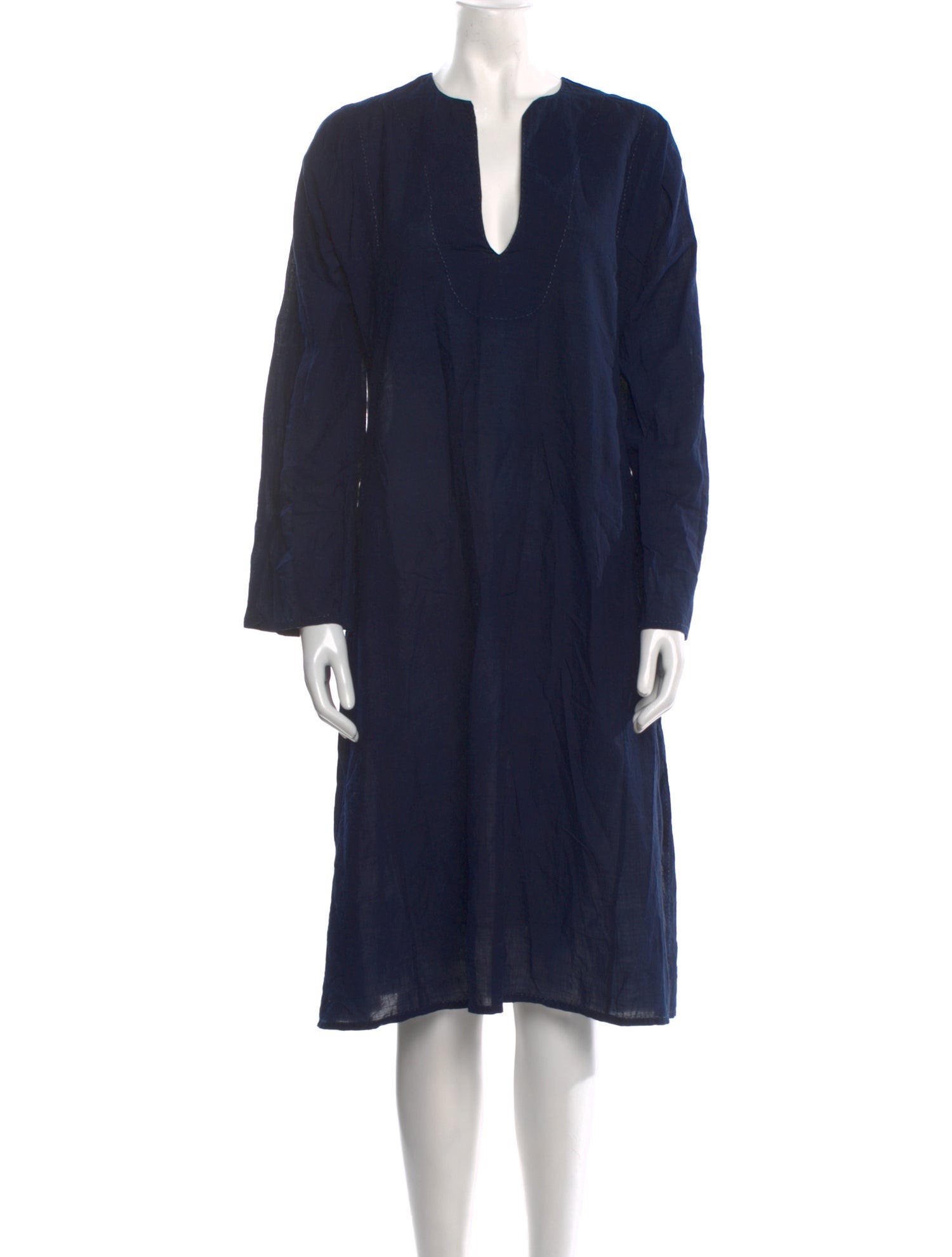 Dosa V-Neck Midi Length Dress