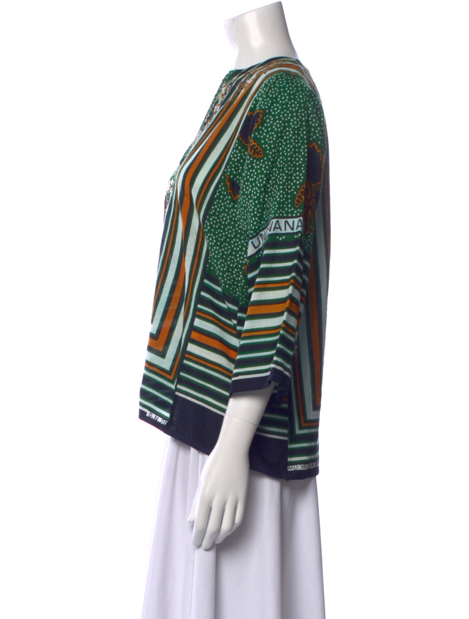 Dosa Printed V-Neck Tunic
