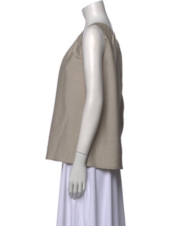 Dosa Silk Scoop Neck Blouse