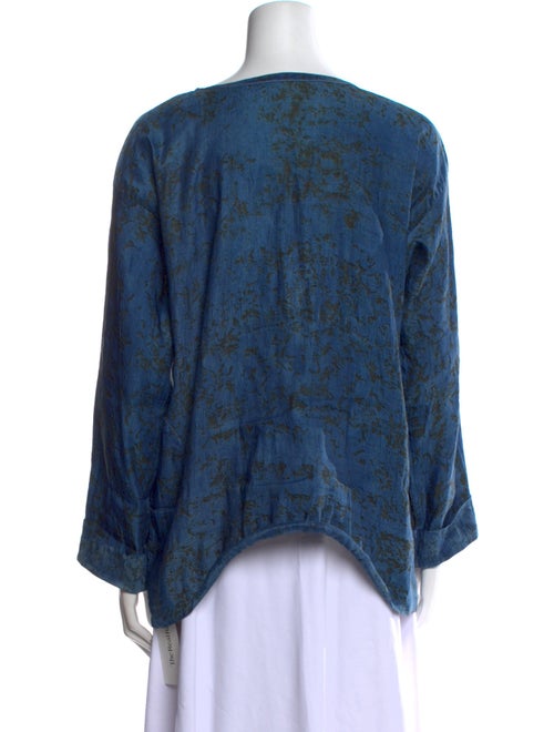 Dosa Printed Scoop Neck Blouse