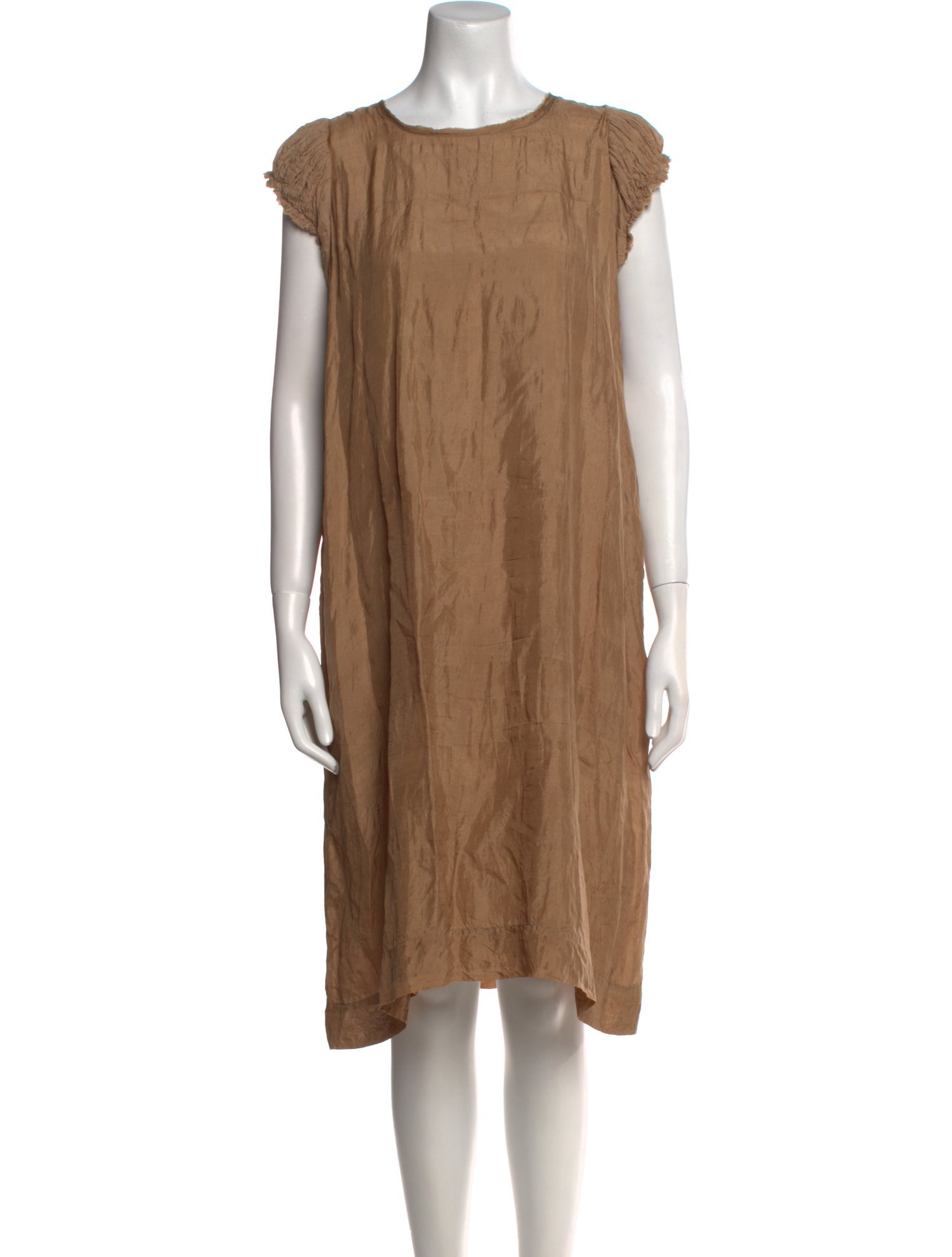 Dosa Scoop Neck Knee-Length Dress